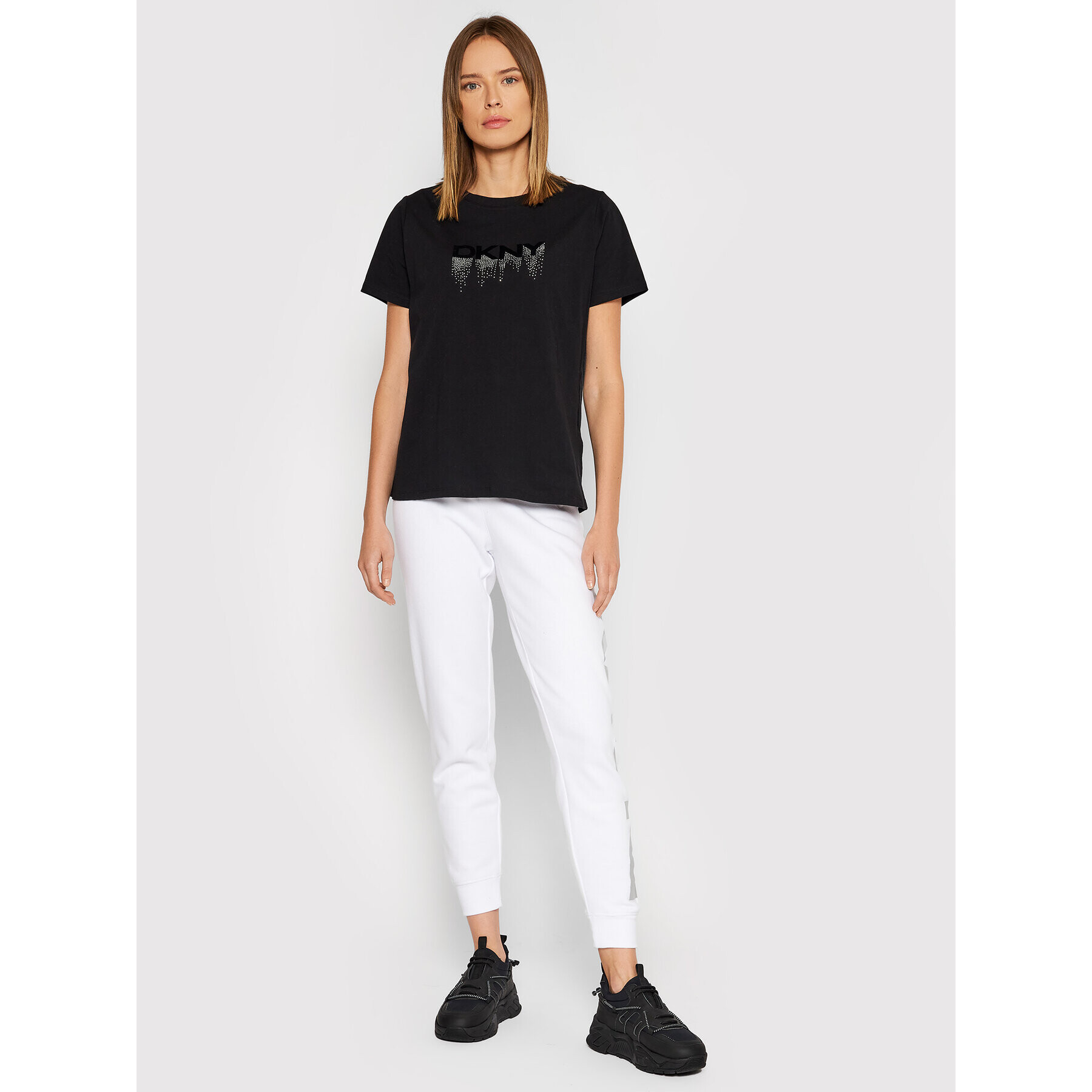 DKNY Sport T-Shirt DP1T8273 Černá Relaxed Fit - Pepit.cz