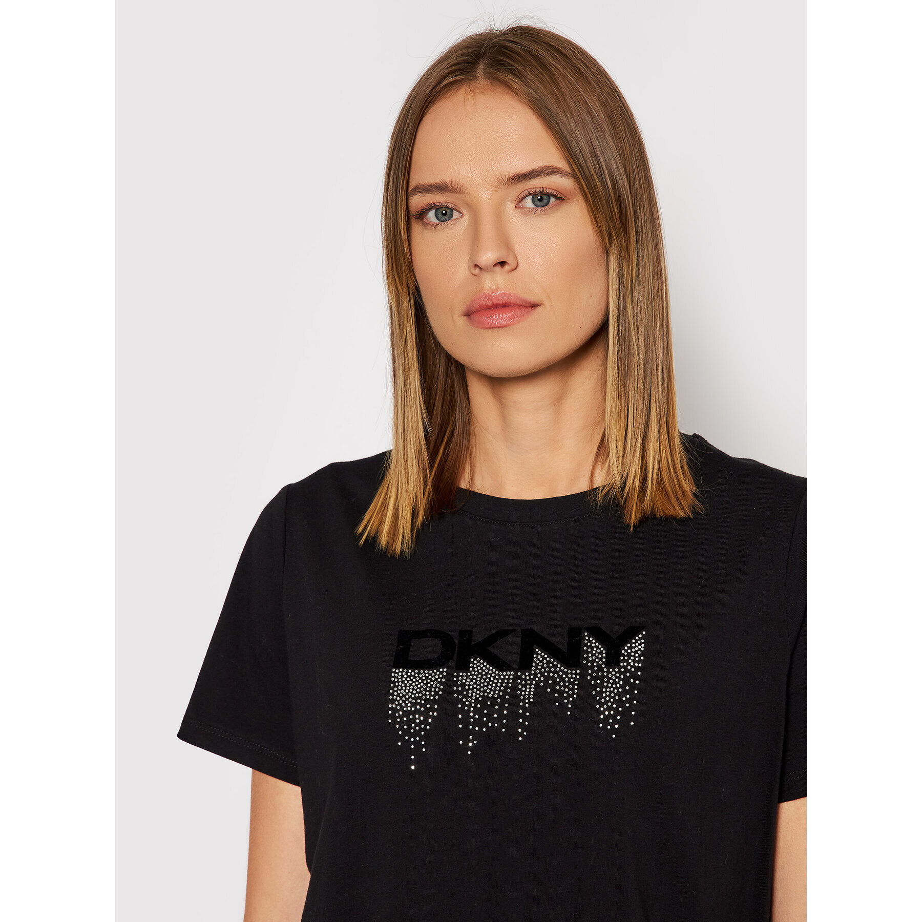 DKNY Sport T-Shirt DP1T8273 Černá Relaxed Fit - Pepit.cz