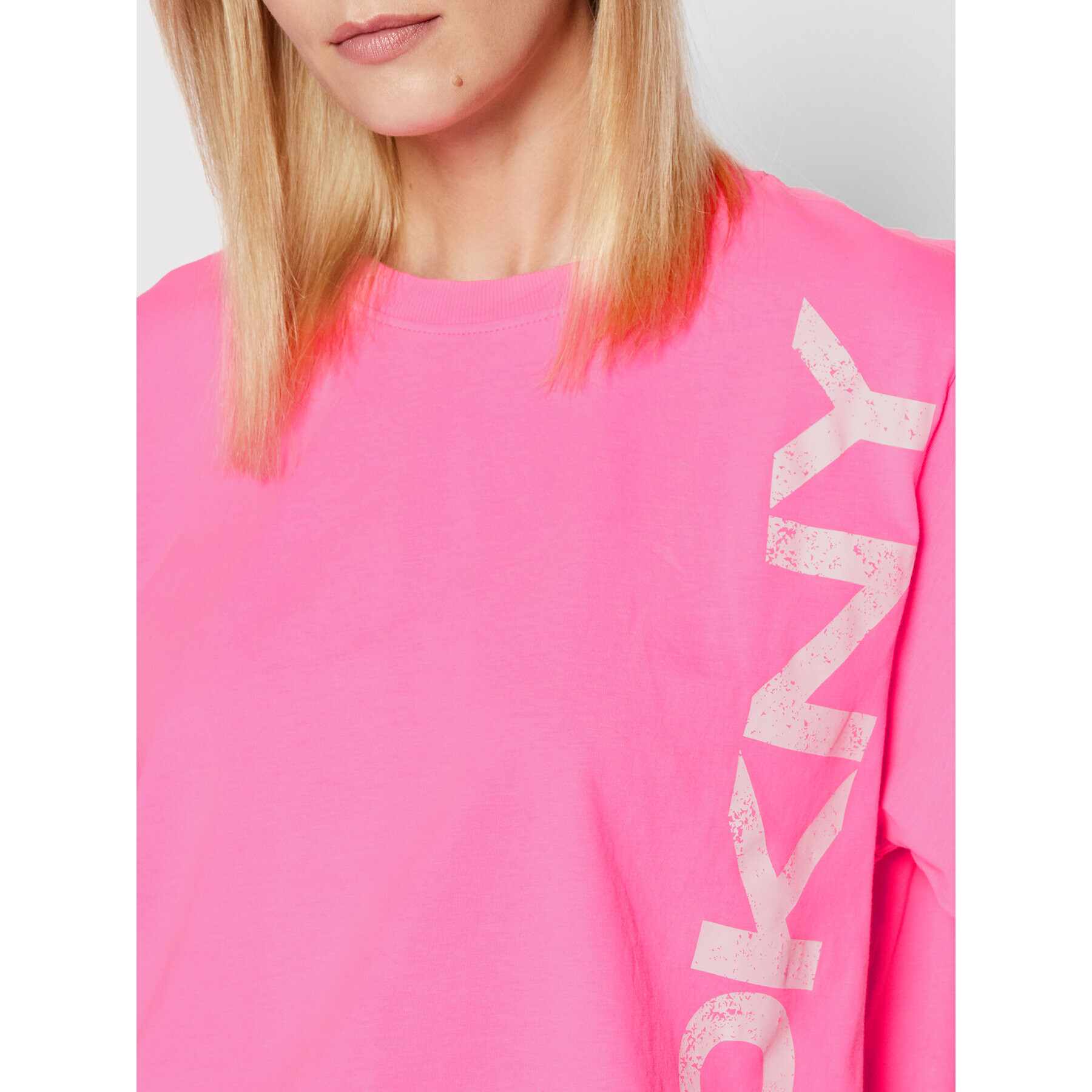 DKNY Sport T-Shirt DP1T8459 Růžová Relaxed Fit - Pepit.cz