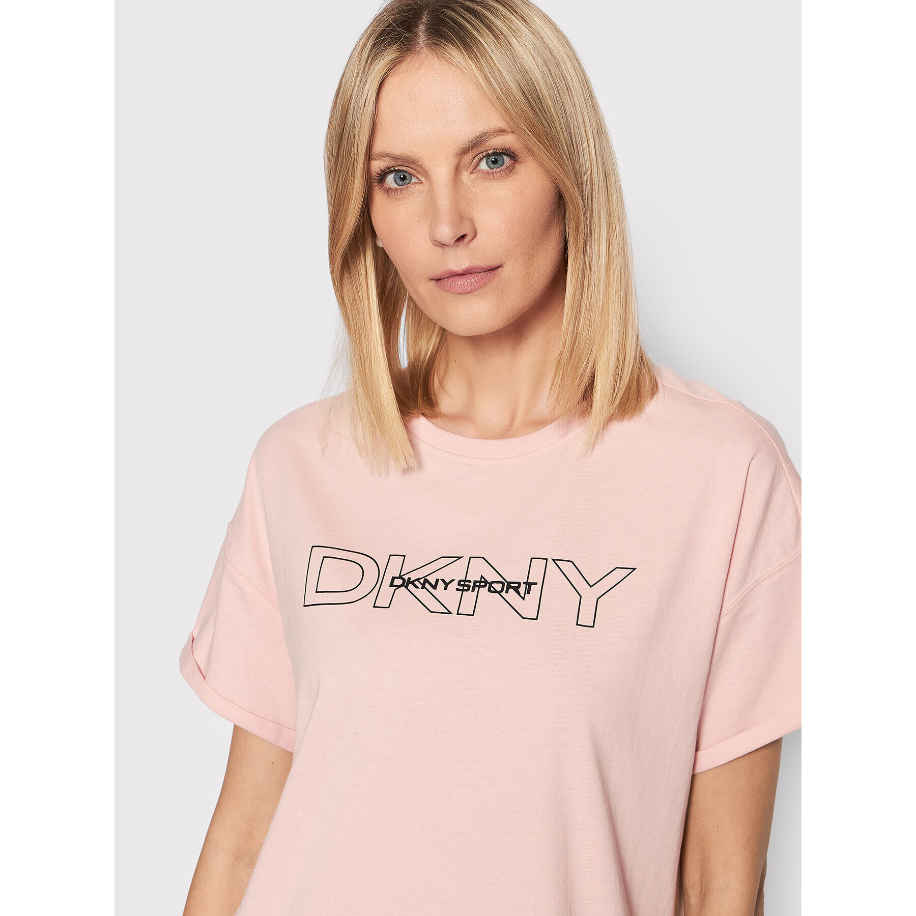 DKNY Sport T-Shirt DP1T8483 Růžová Regular Fit - Pepit.cz