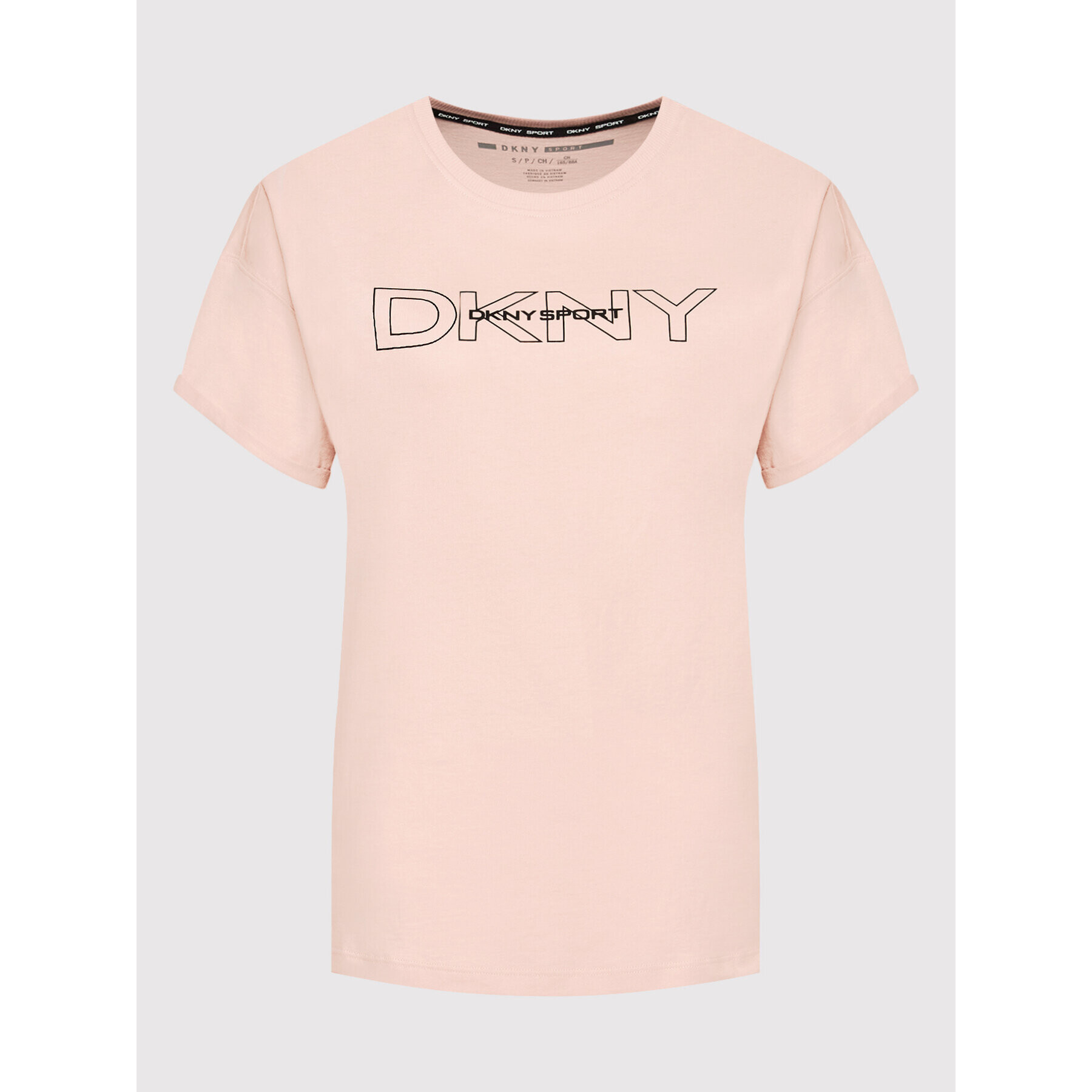 DKNY Sport T-Shirt DP1T8483 Růžová Regular Fit - Pepit.cz