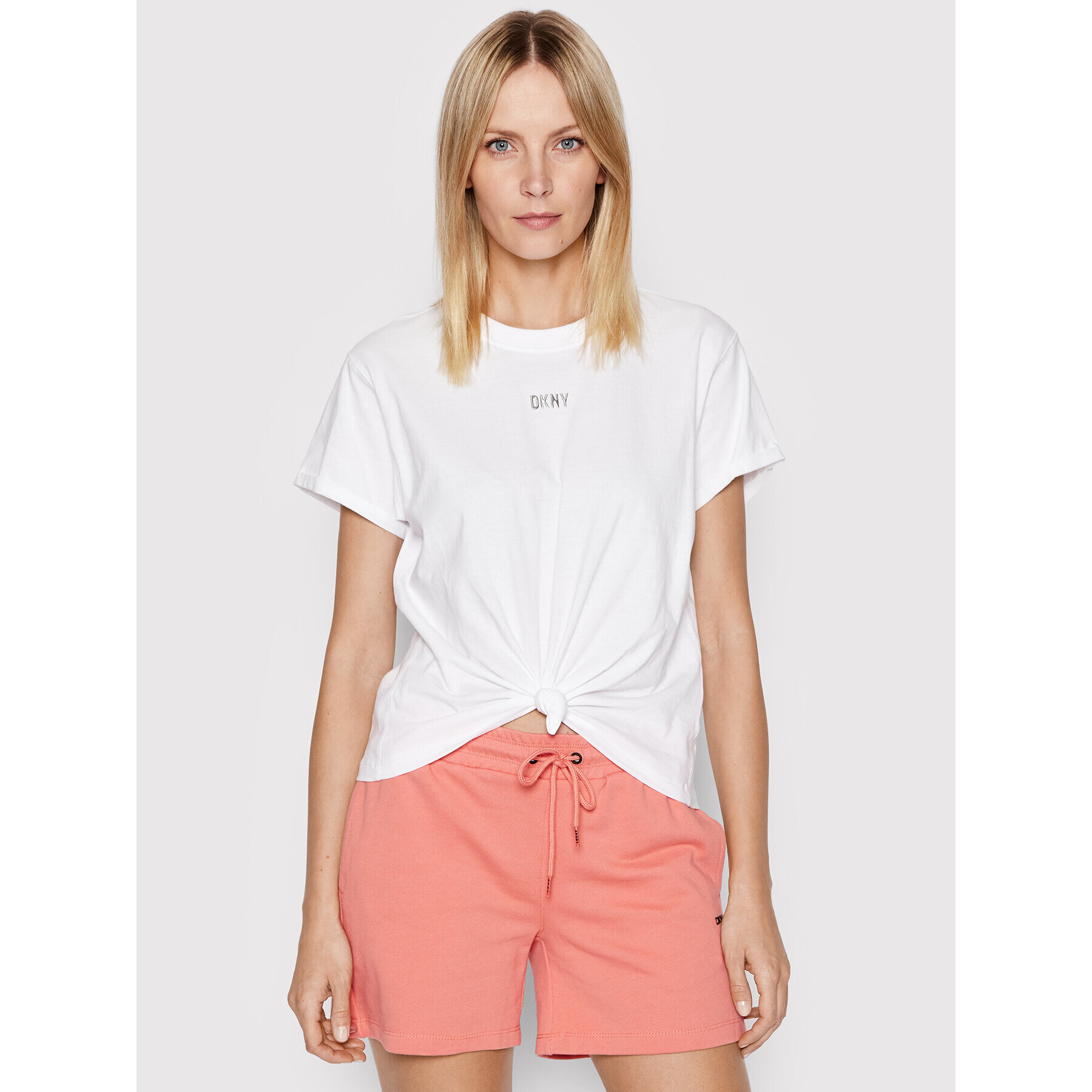 DKNY Sport T-Shirt DP1T8521 Bílá Regular Fit - Pepit.cz