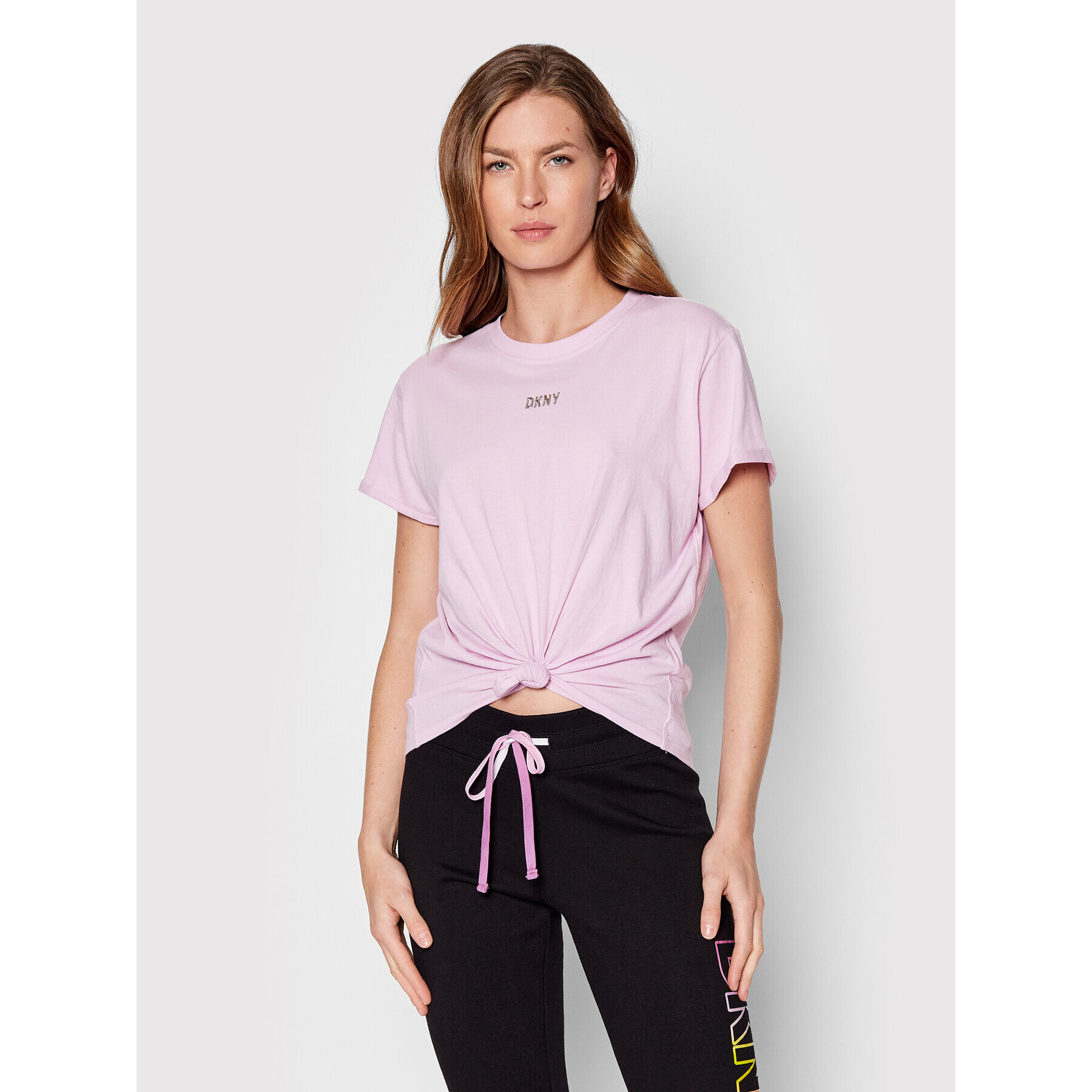 DKNY Sport T-Shirt DP1T8521 Fialová Regular Fit - Pepit.cz