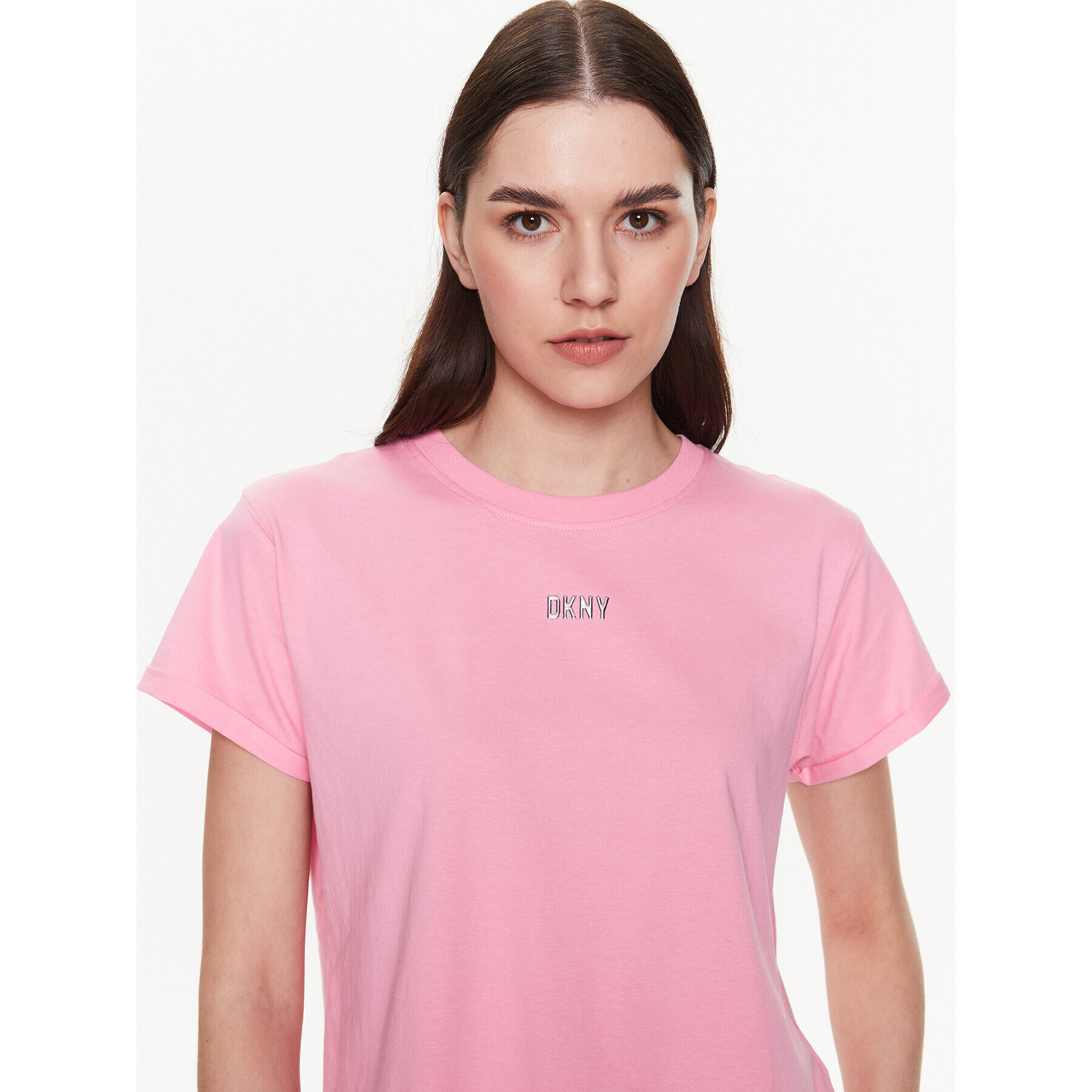 DKNY Sport T-Shirt DP1T8521 Růžová Classic Fit - Pepit.cz