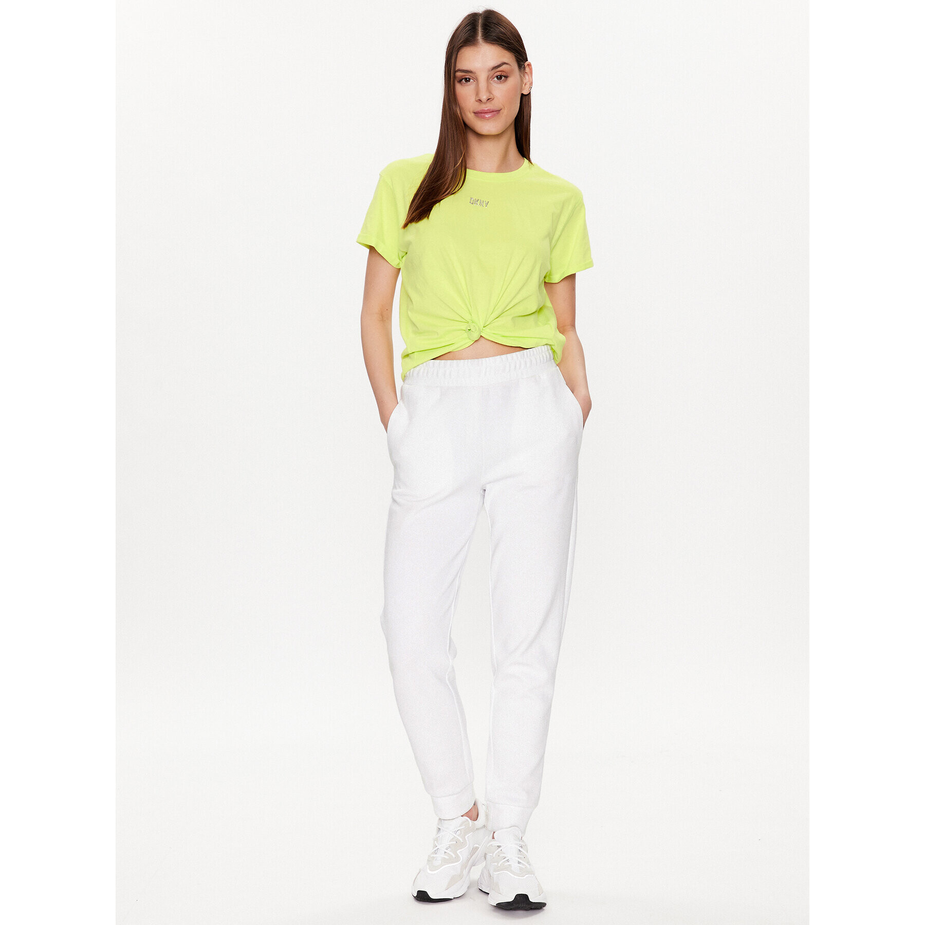 DKNY Sport T-Shirt DP1T8521 Žlutá Classic Fit - Pepit.cz