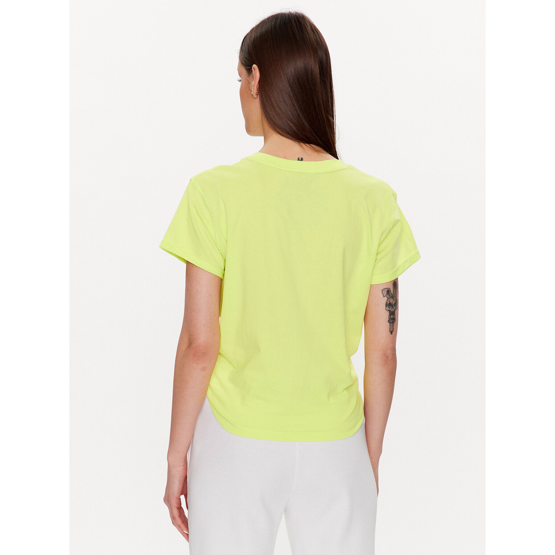 DKNY Sport T-Shirt DP1T8521 Žlutá Classic Fit - Pepit.cz