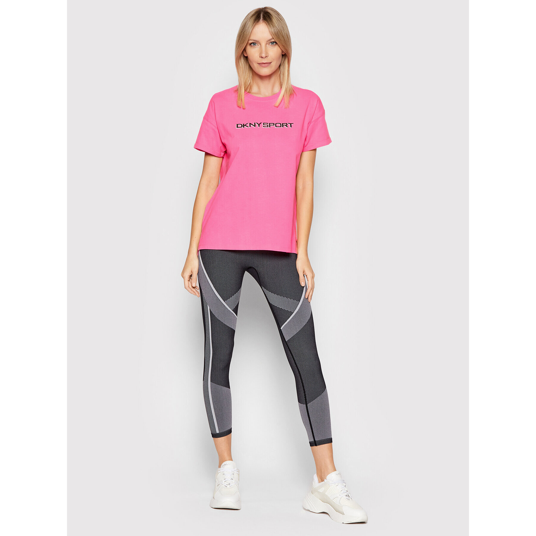 DKNY Sport T-Shirt DP1T8771 Růžová Regular Fit - Pepit.cz