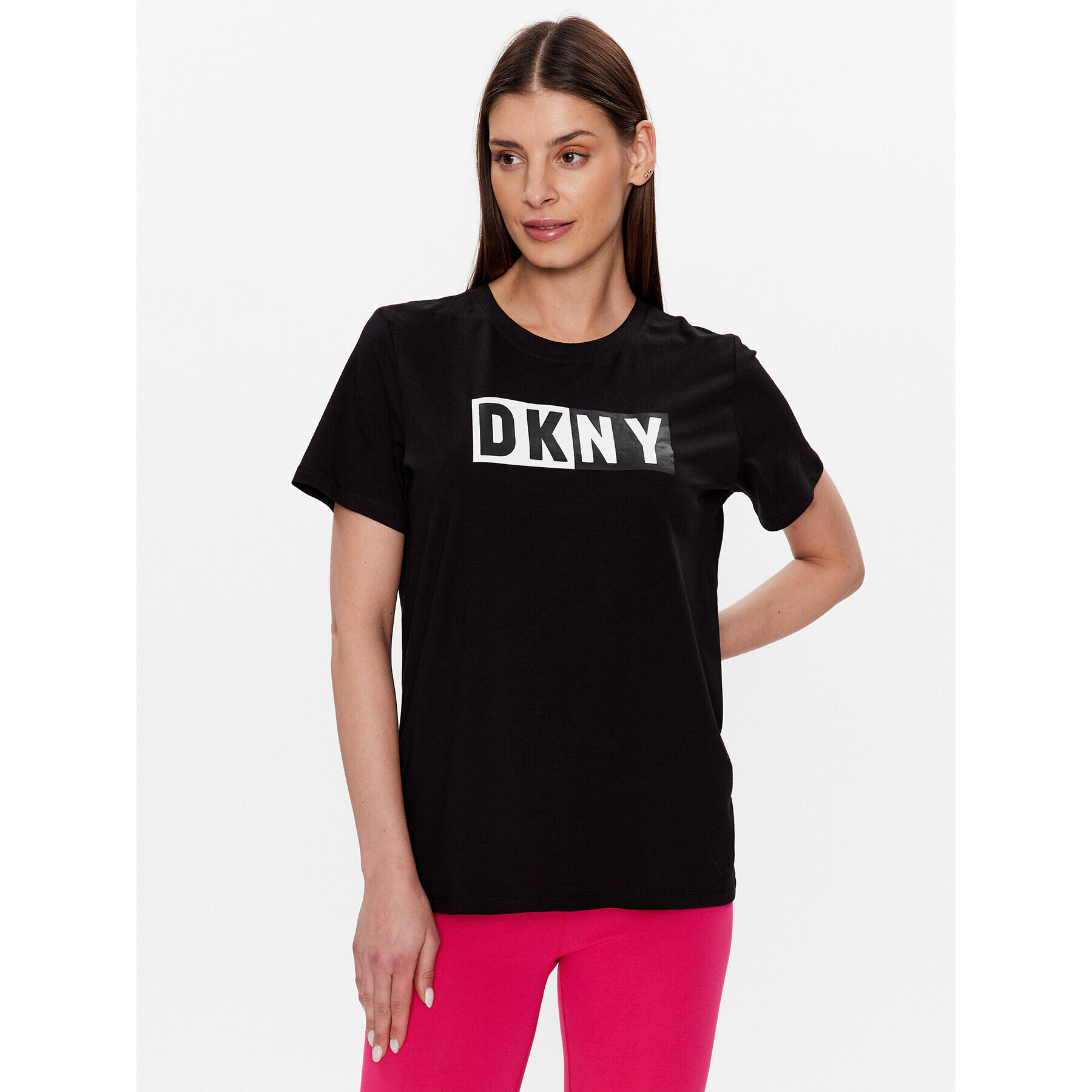 DKNY Sport T-Shirt DP2T5894 Černá Classic Fit - Pepit.cz