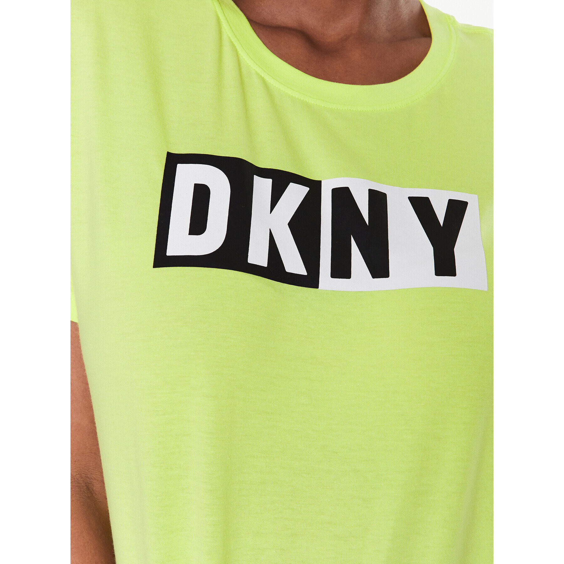 DKNY Sport T-Shirt DP2T5894 Žlutá Classic Fit - Pepit.cz