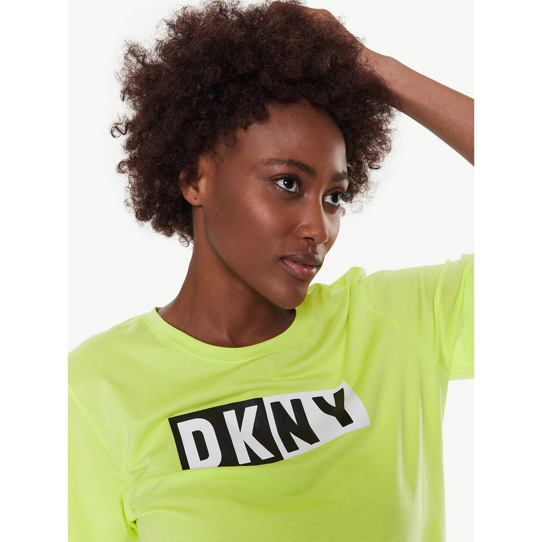 DKNY Sport T-Shirt DP2T5894 Žlutá Classic Fit - Pepit.cz