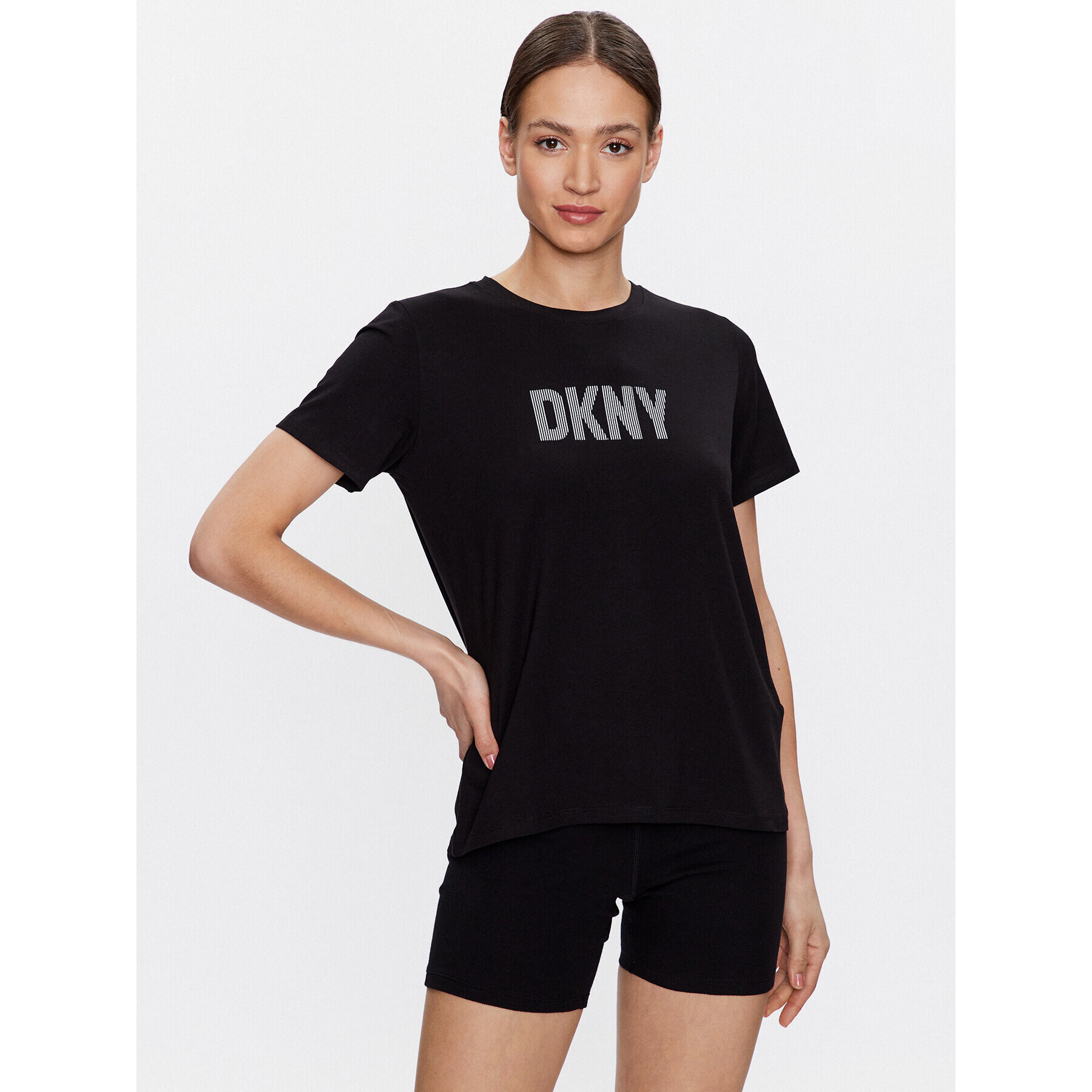 DKNY Sport T-Shirt DP2T6749 Černá Classic Fit - Pepit.cz