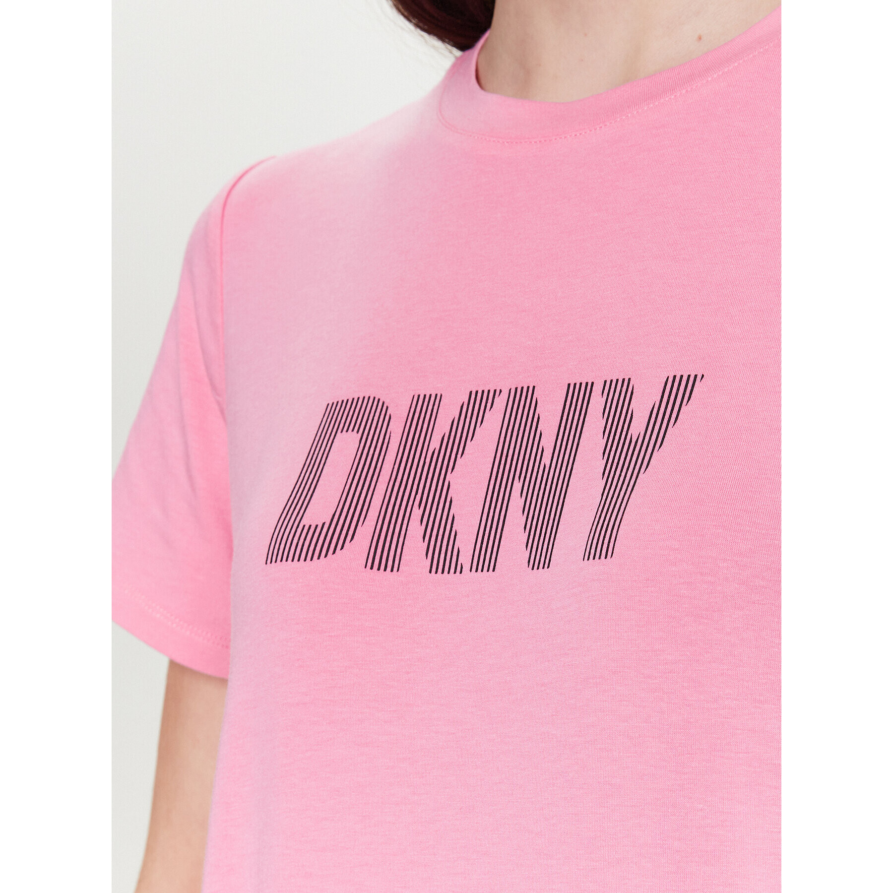 DKNY Sport T-Shirt DP2T6749 Růžová Classic Fit - Pepit.cz