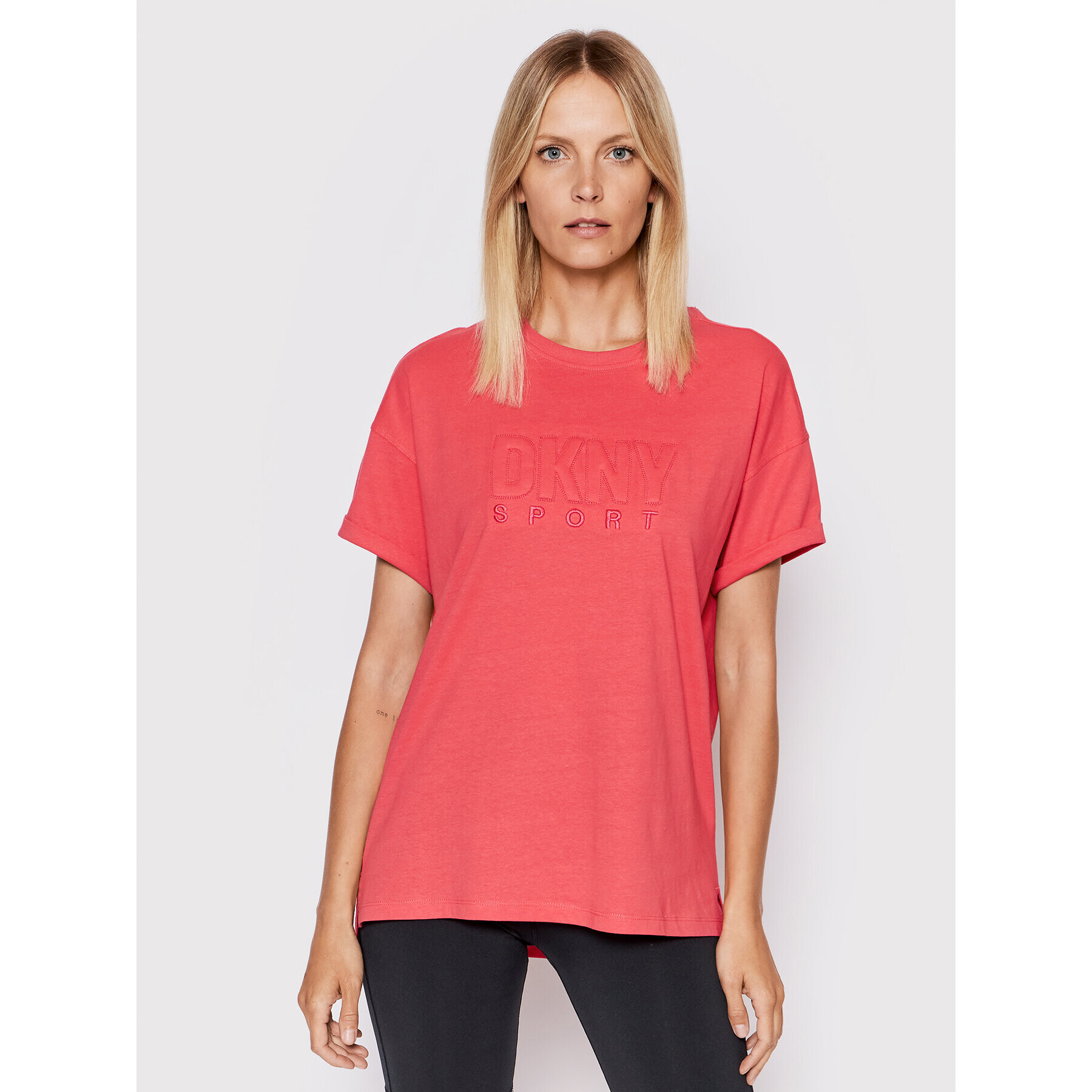 DKNY Sport T-Shirt DP2T8588 Růžová Regular Fit - Pepit.cz