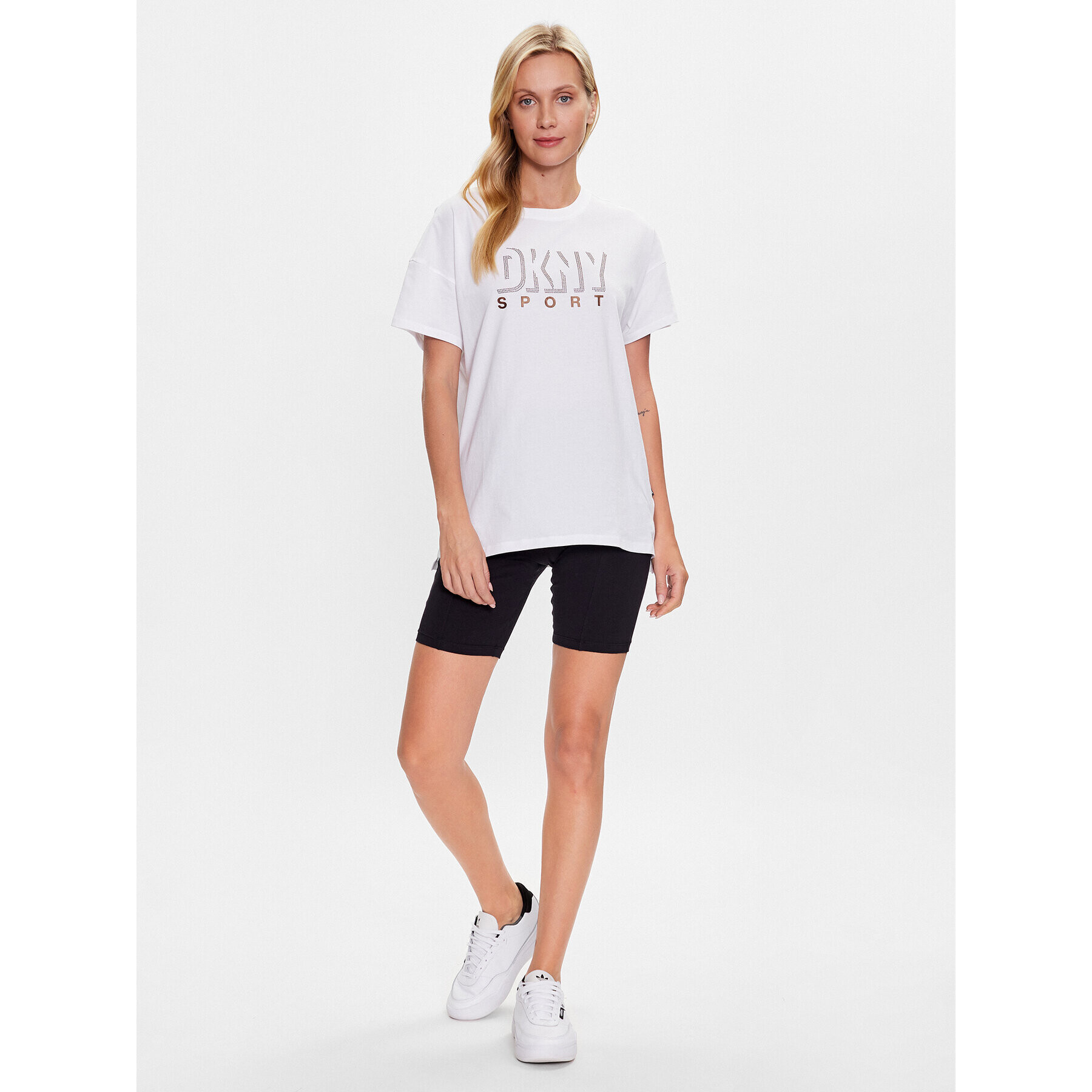 DKNY Sport T-Shirt DP2T9148 Bílá Classic Fit - Pepit.cz