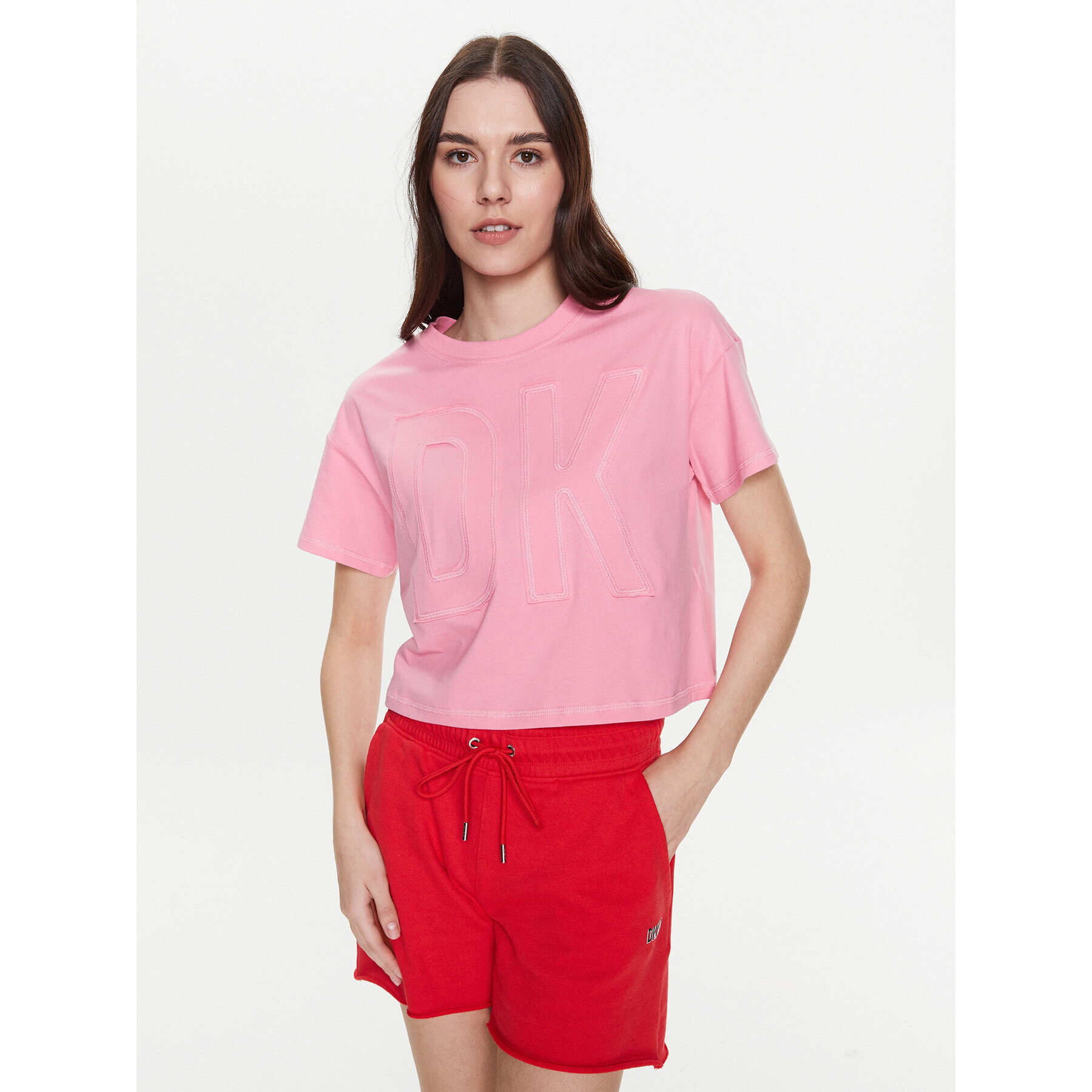 DKNY Sport T-Shirt DP3T9218 Růžová Classic Fit - Pepit.cz