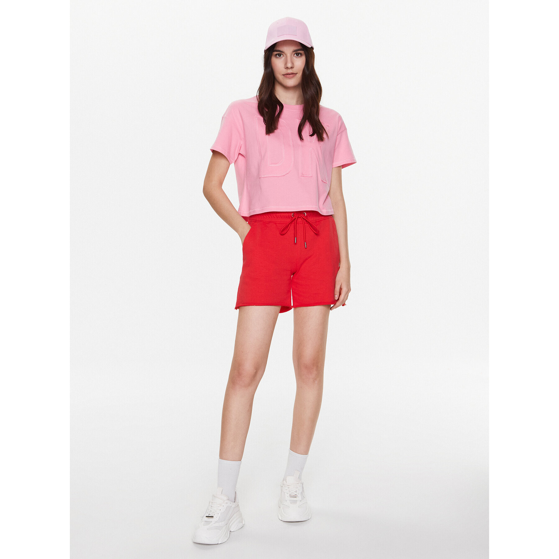 DKNY Sport T-Shirt DP3T9218 Růžová Classic Fit - Pepit.cz