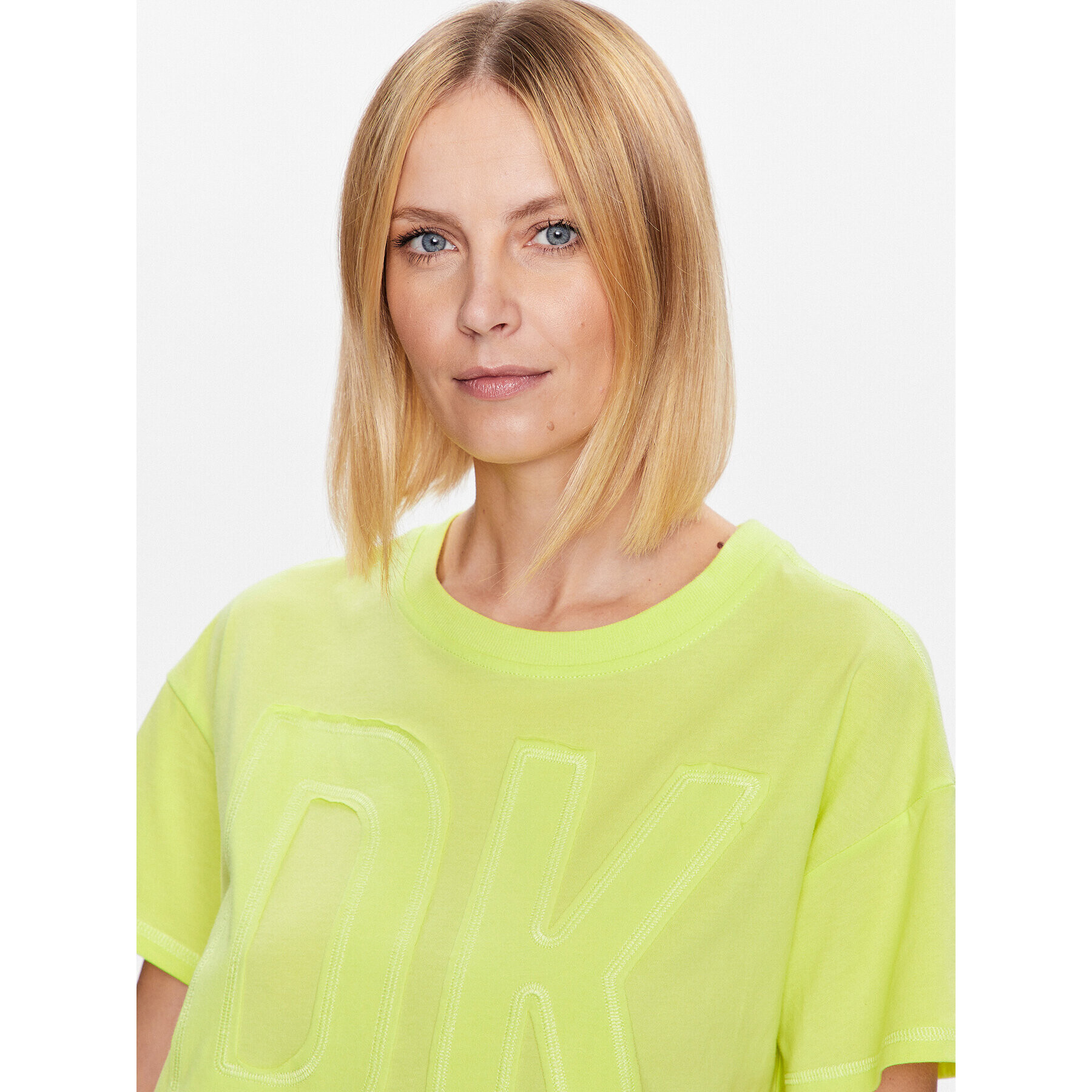 DKNY Sport T-Shirt DP3T9218 Žlutá Classic Fit - Pepit.cz