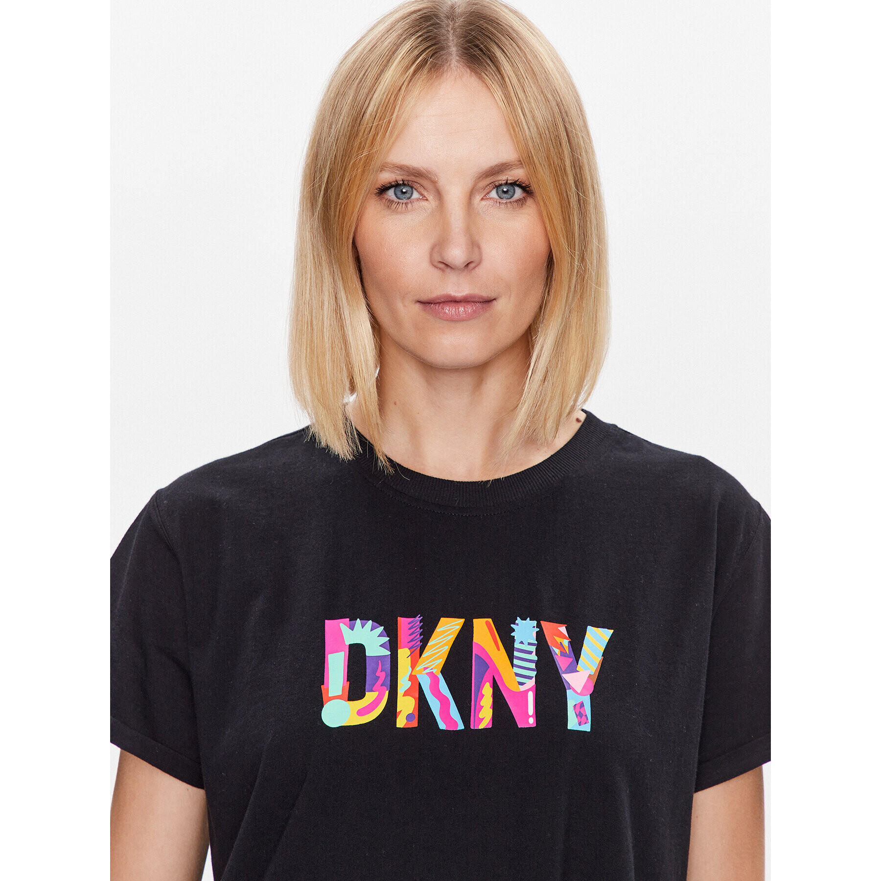 DKNY Sport T-Shirt DP3T9363 Černá Classic Fit - Pepit.cz