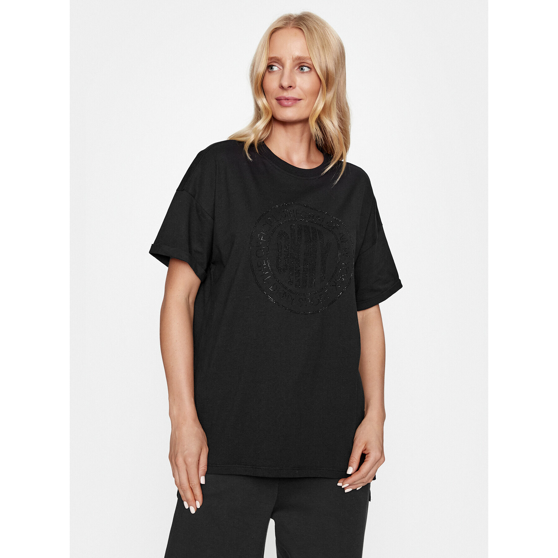 DKNY Sport T-Shirt DP3T9445 Černá Regular Fit - Pepit.cz