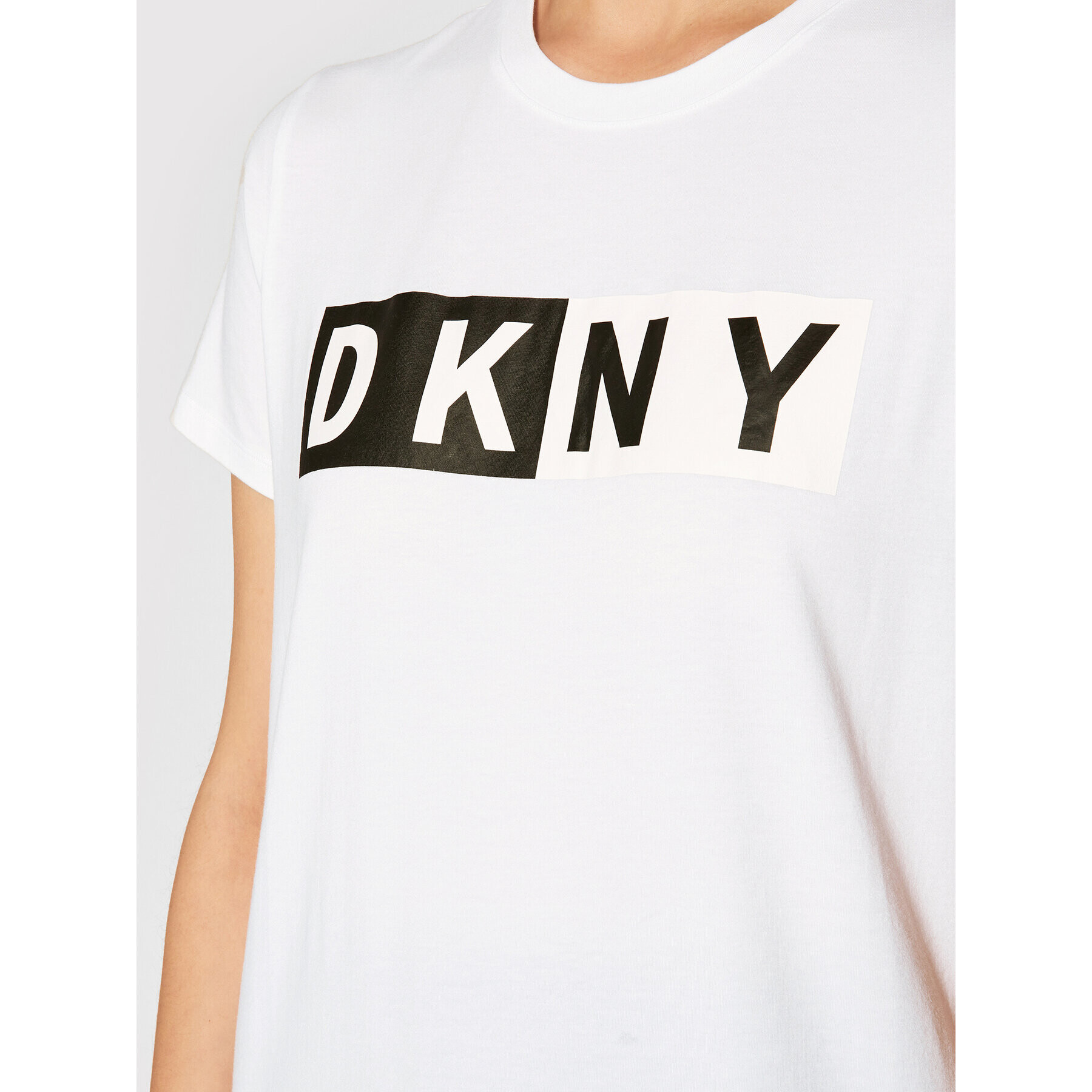 DKNY Sport T-Shirt DP8T5894 Bílá Regular Fit - Pepit.cz