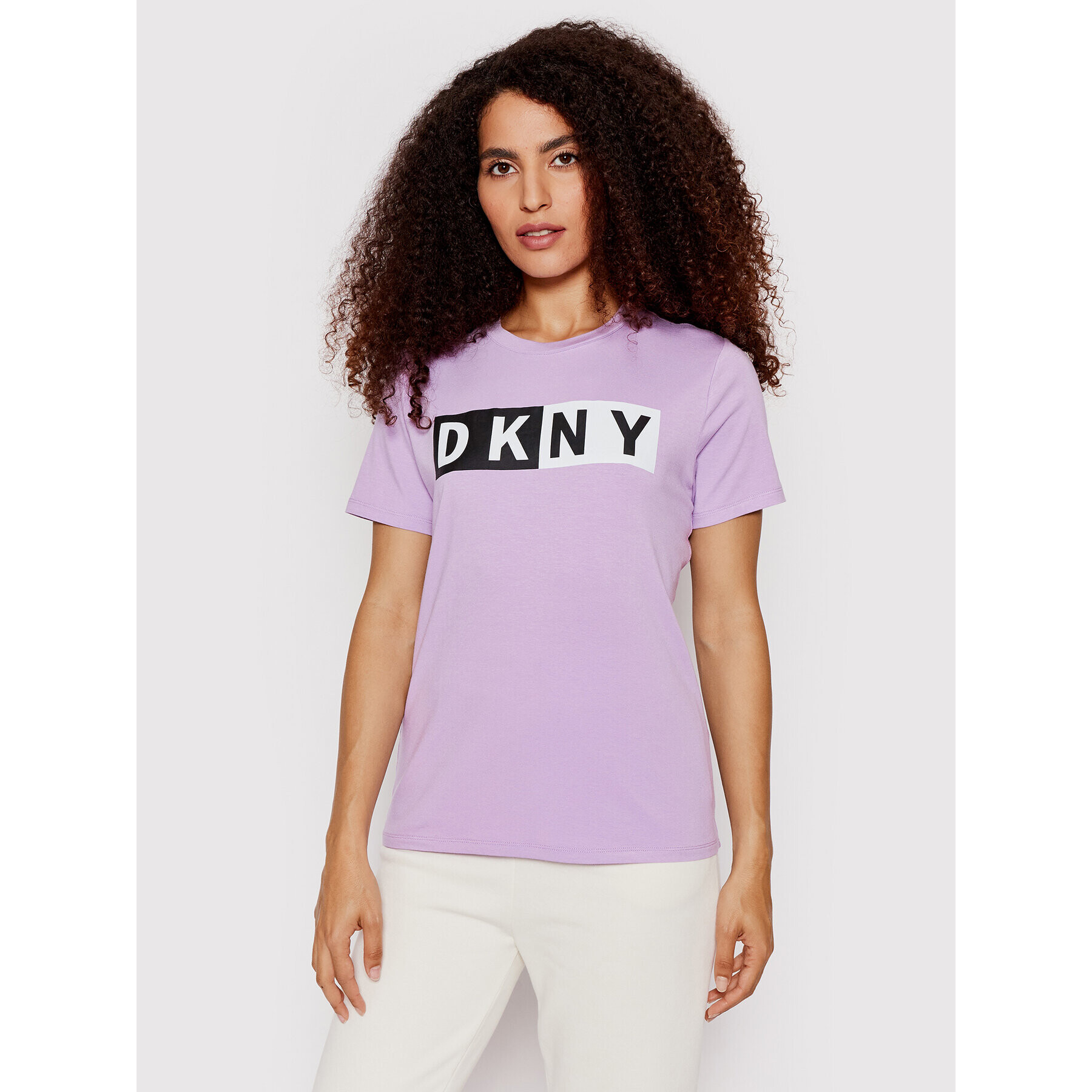 DKNY Sport T-Shirt DP8T5894 Fialová Regular Fit - Pepit.cz