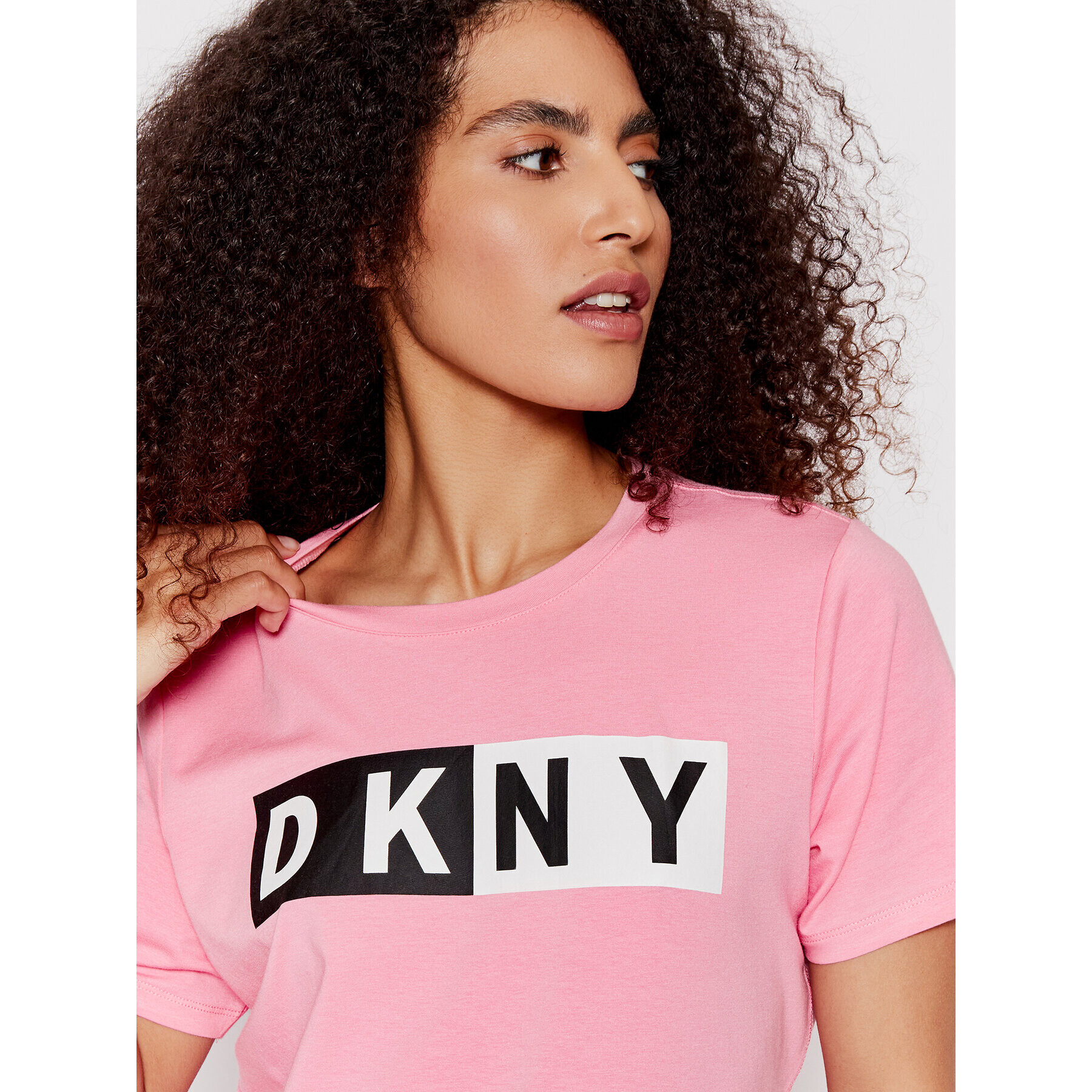 DKNY Sport T-Shirt DP8T5894 Růžová Regular Fit - Pepit.cz