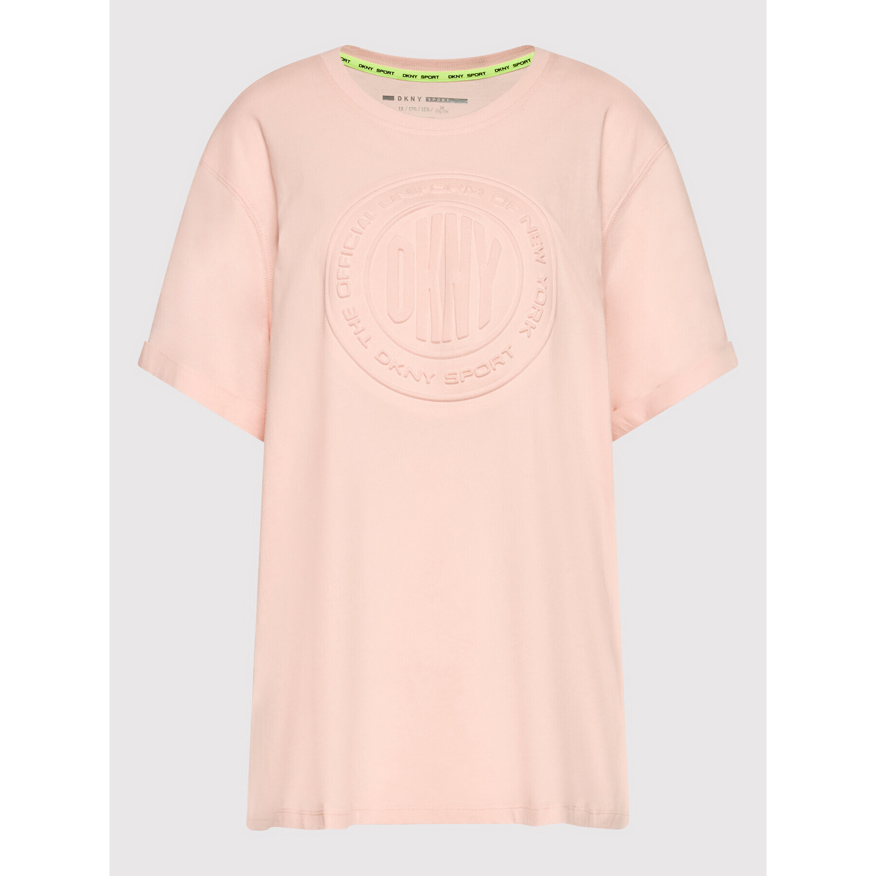 DKNY Sport T-Shirt DPPT8430 Růžová Regular Fit - Pepit.cz