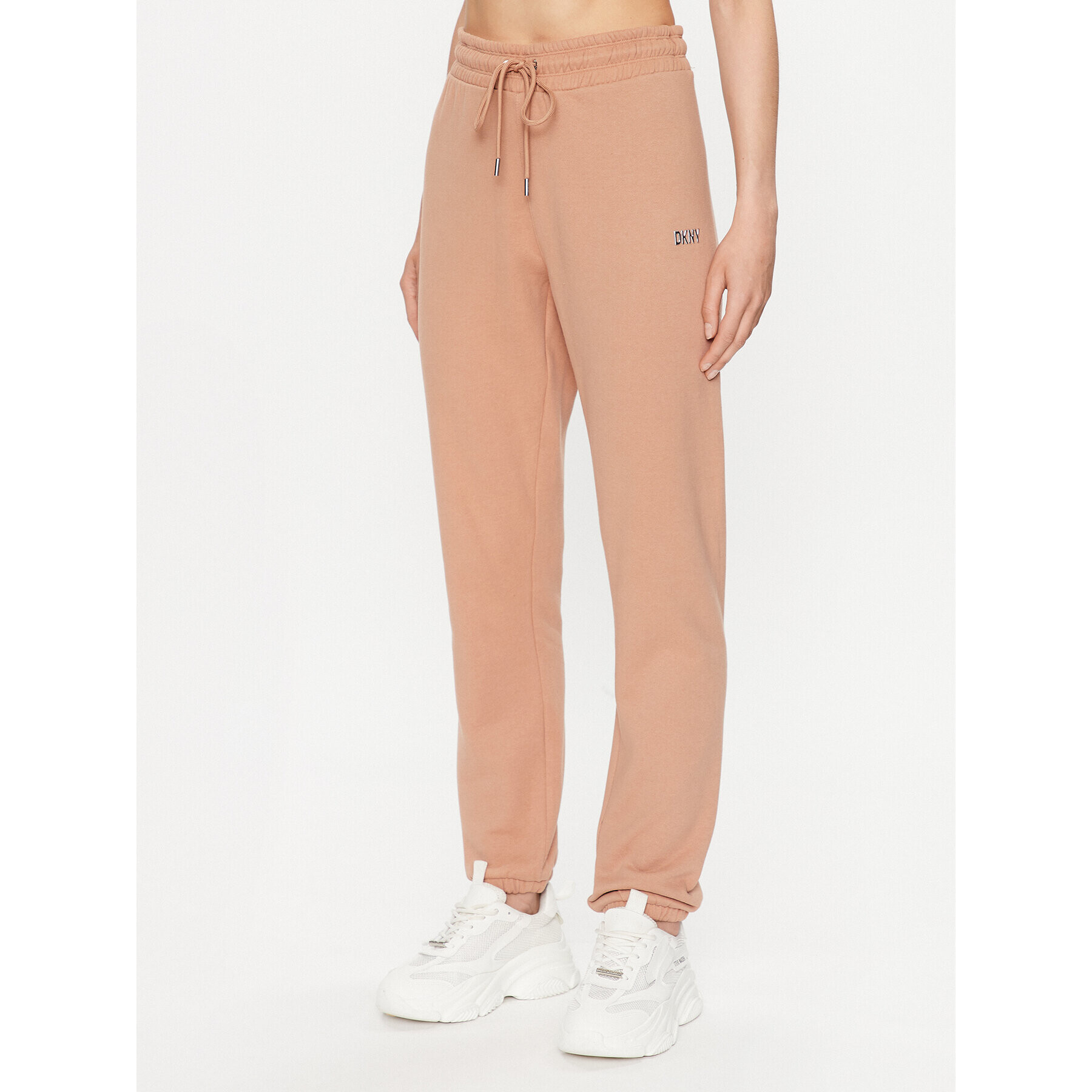 DKNY Sport Teplákové kalhoty DP2P3114 Hnědá Regular Fit - Pepit.cz