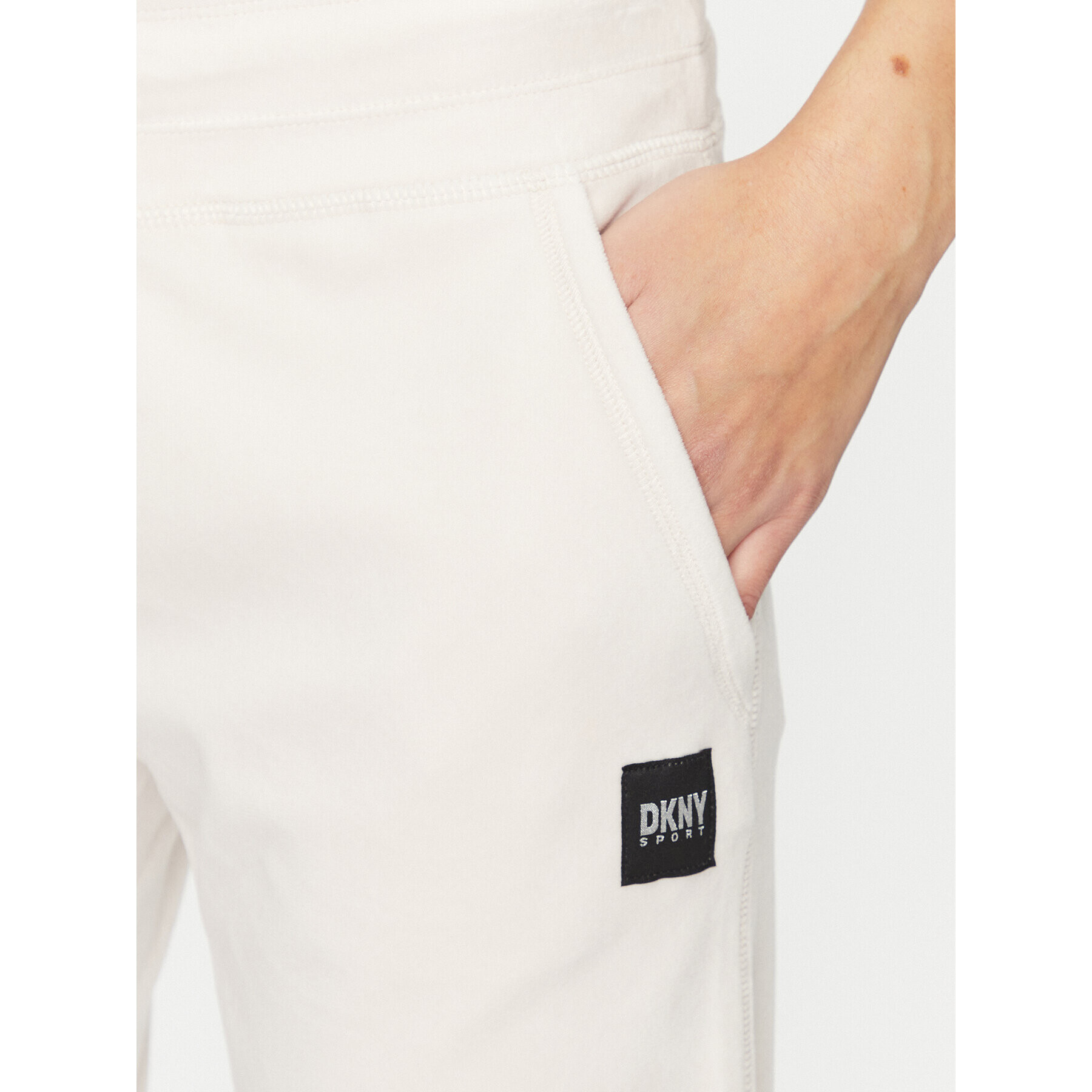 DKNY Sport Teplákové kalhoty DP3P1854 Béžová Regular Fit - Pepit.cz