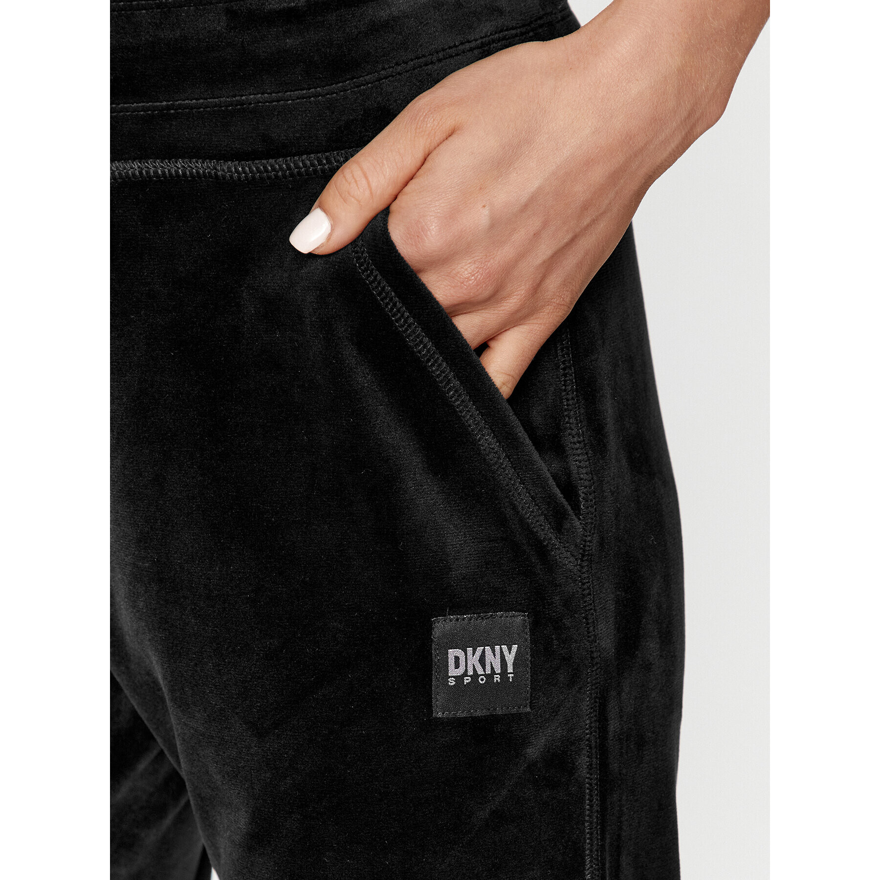 DKNY Sport Teplákové kalhoty DP3P1854 Černá Regular Fit - Pepit.cz