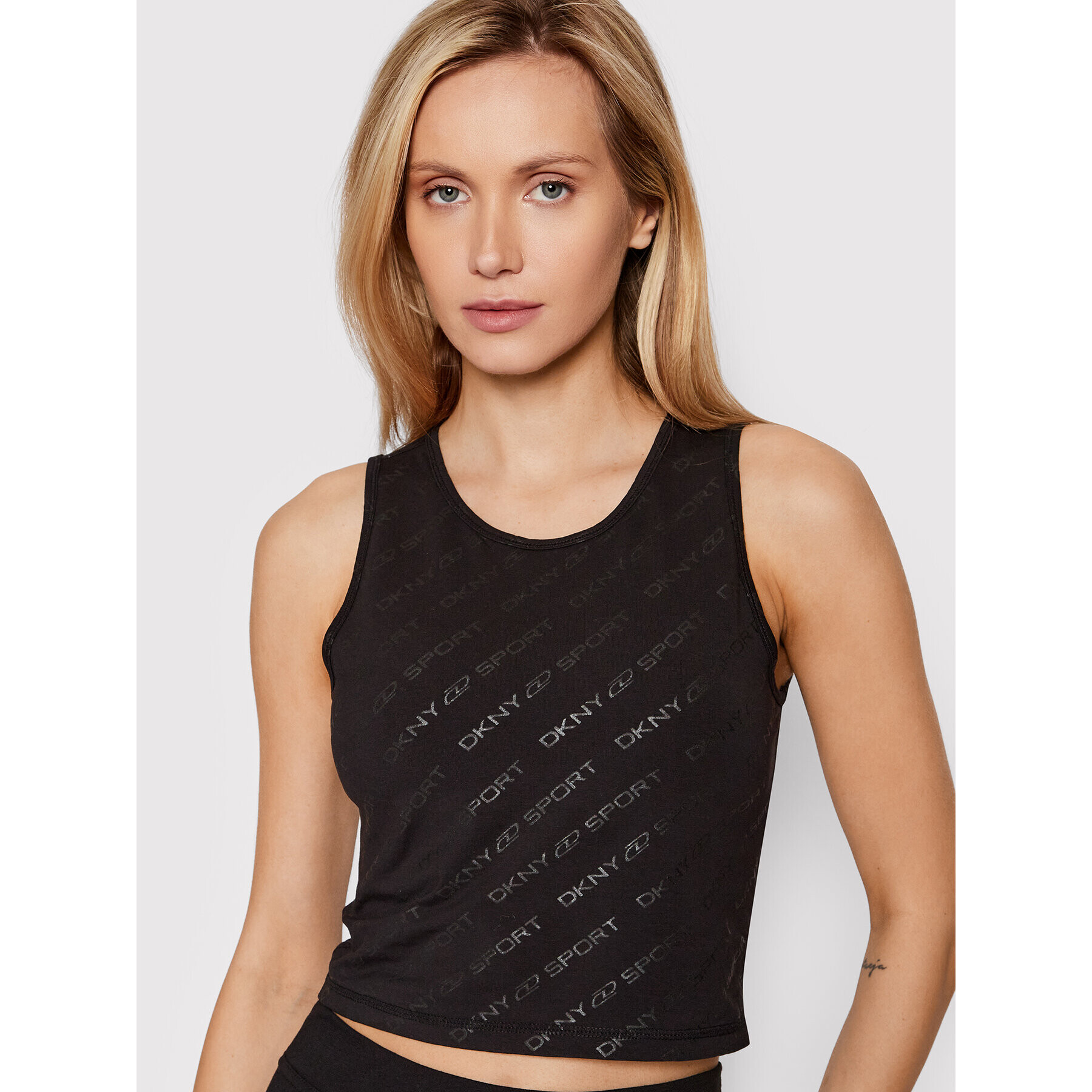 DKNY Sport Top DP1T8467 Černá Slim Fit - Pepit.cz