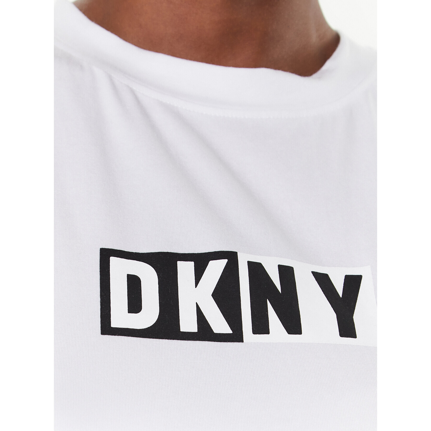 DKNY Sport Top DP2T5892 Bílá Classic Fit - Pepit.cz