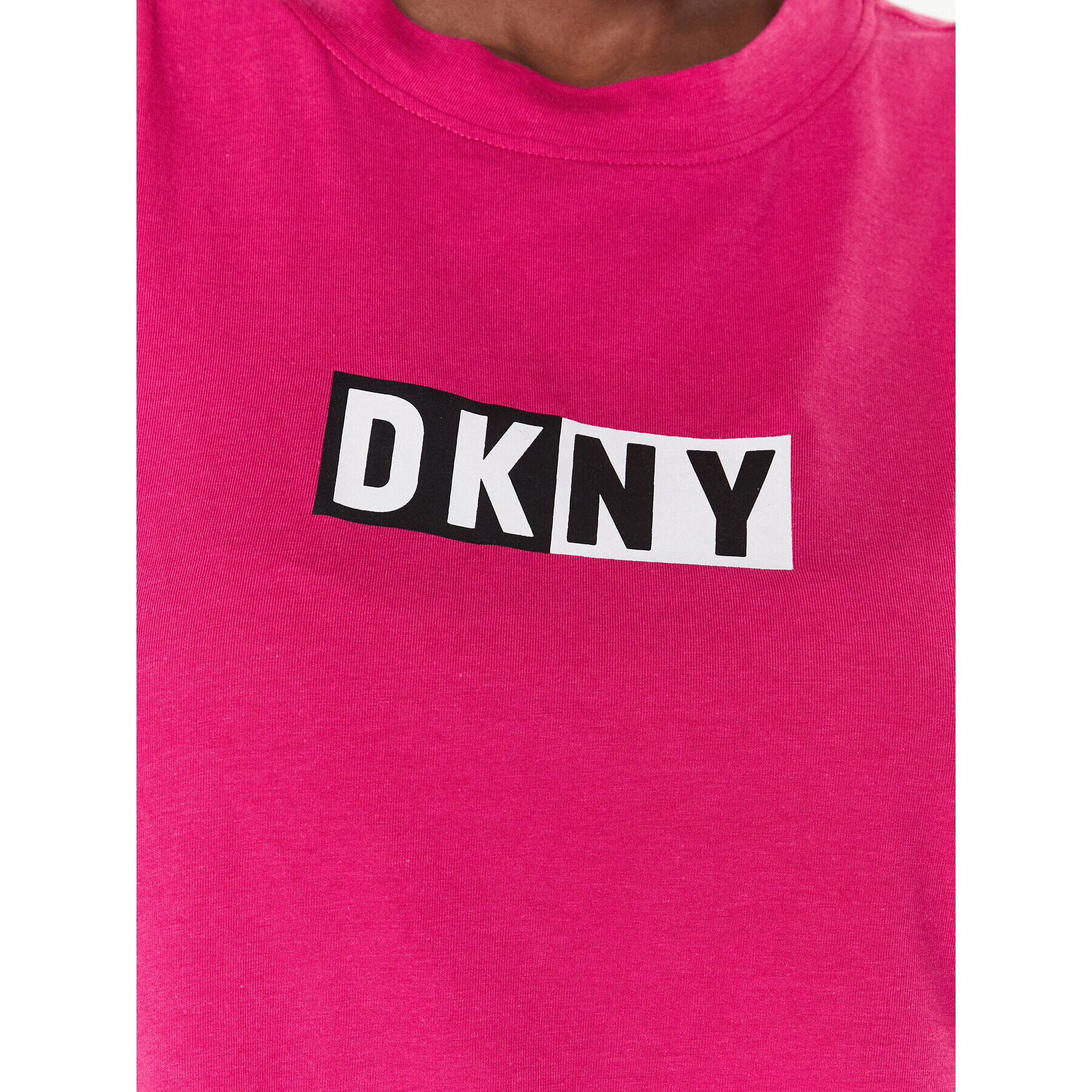 DKNY Sport Top DP2T5892 Bordó Classic Fit - Pepit.cz