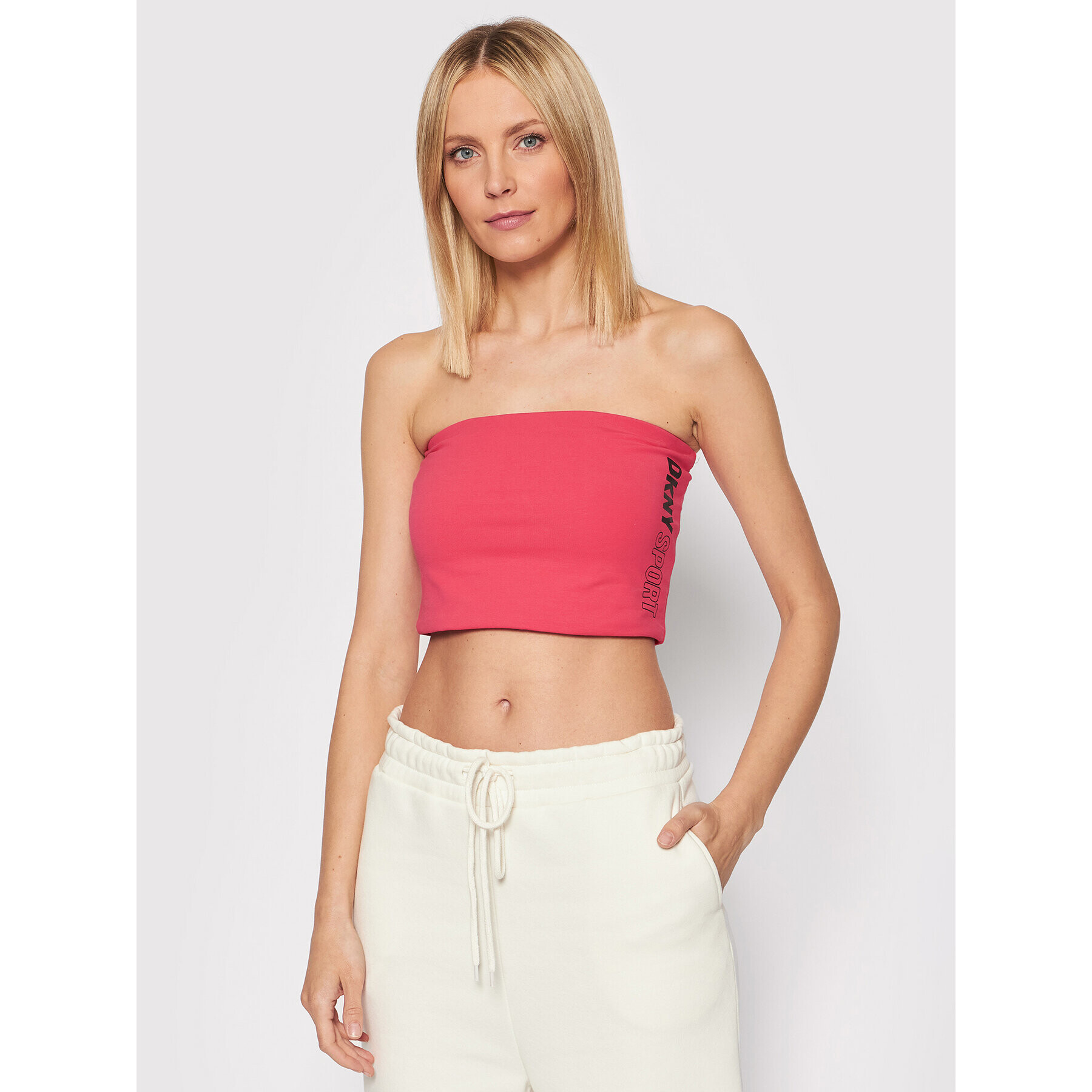 DKNY Sport Top DP2T8810 Růžová Slim Fit - Pepit.cz