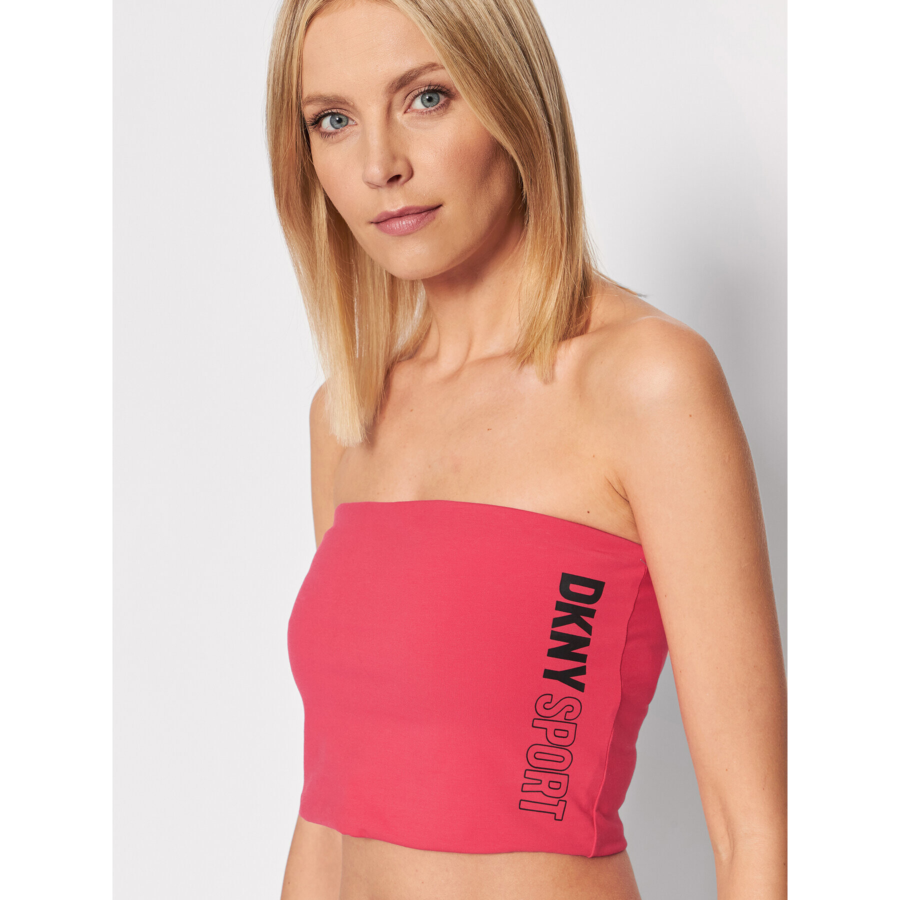 DKNY Sport Top DP2T8810 Růžová Slim Fit - Pepit.cz