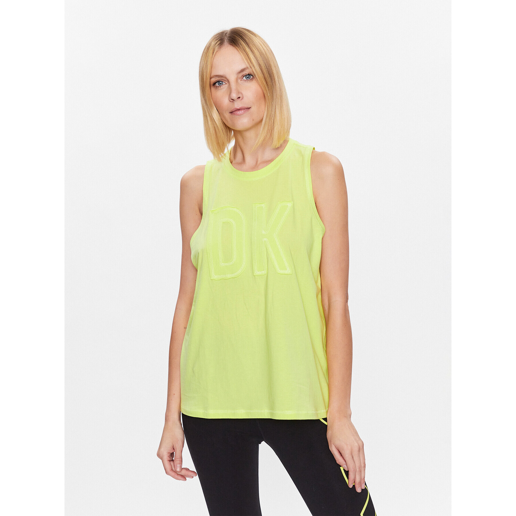 DKNY Sport Top DP3T9217 Žlutá Classic Fit - Pepit.cz