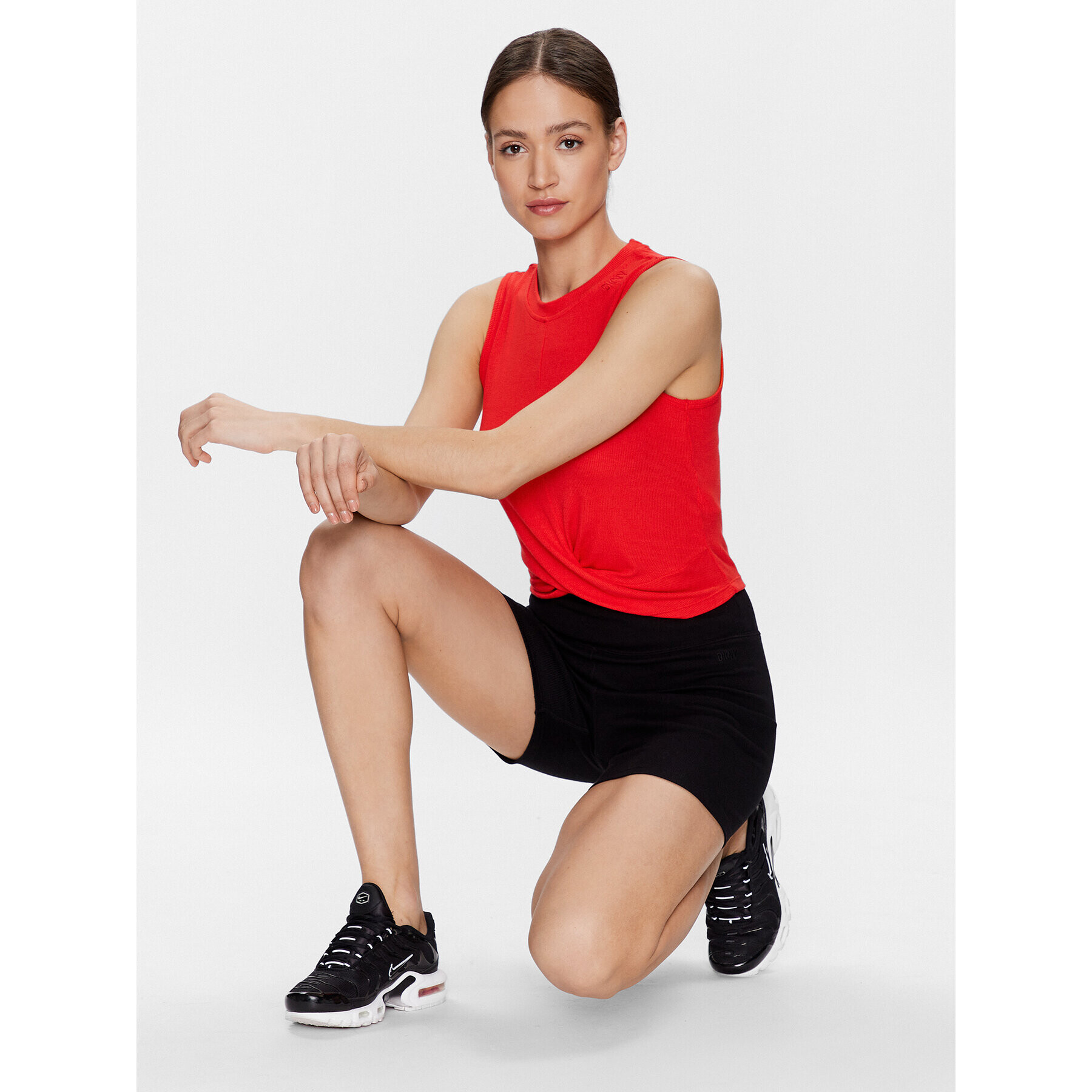 DKNY Sport Top DP3T9264 Červená Classic Fit - Pepit.cz