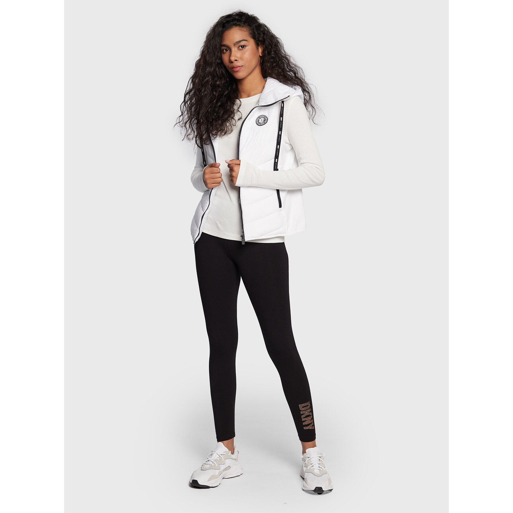 DKNY Sport Vesta DP2V3111 Bílá Classic Fit - Pepit.cz