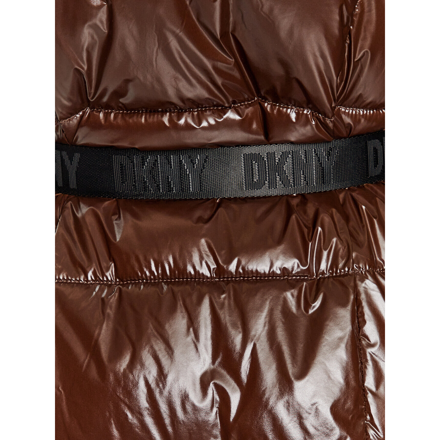 DKNY Sport Vesta DP3V3127 Hnědá Regular Fit - Pepit.cz