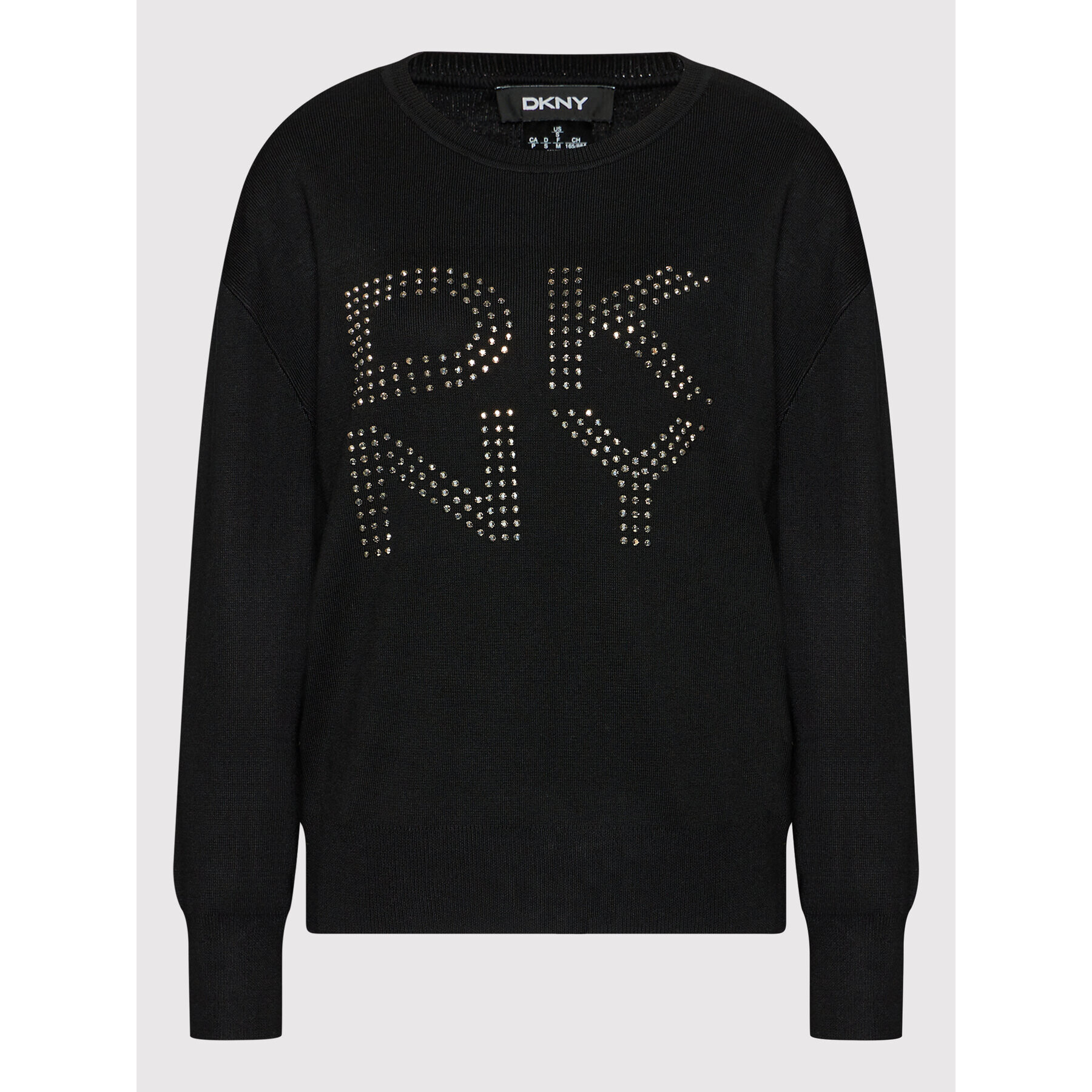 DKNY Svetr P1MSB07M Černá Regular Fit - Pepit.cz