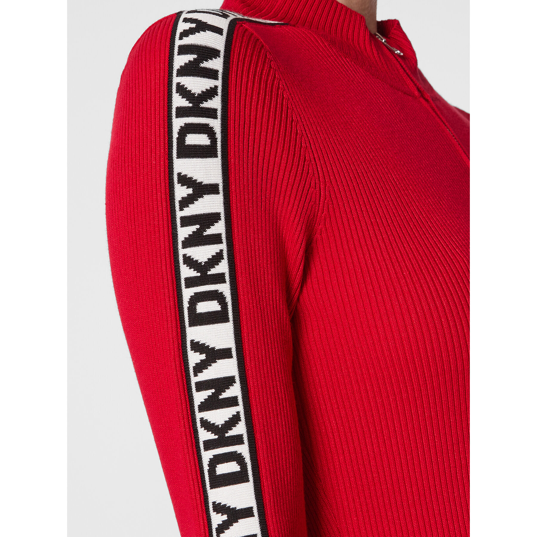 DKNY Svetr P2MSA0A0 Červená Slim Fit - Pepit.cz