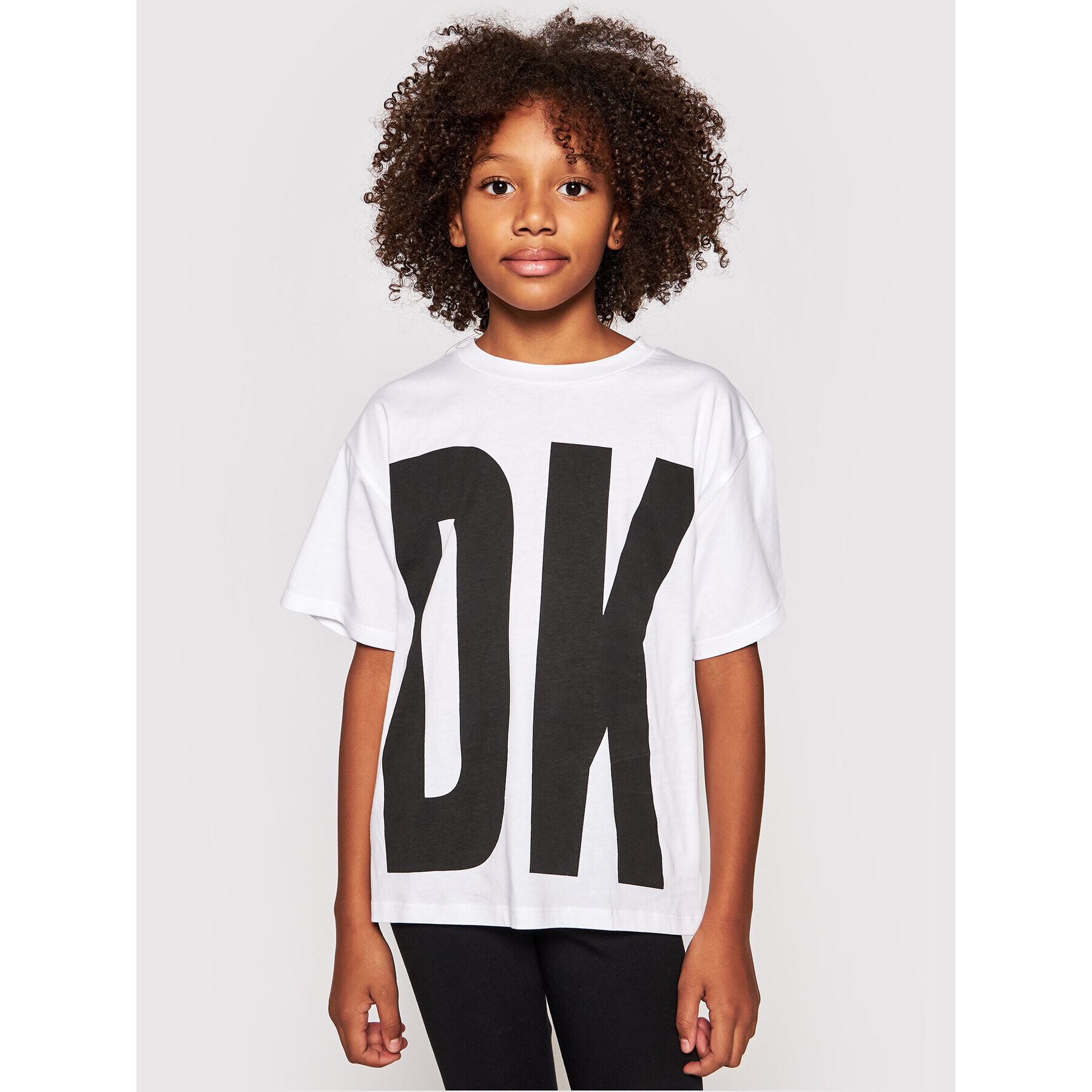 DKNY T-Shirt D35Q84 S Bílá Regular Fit - Pepit.cz