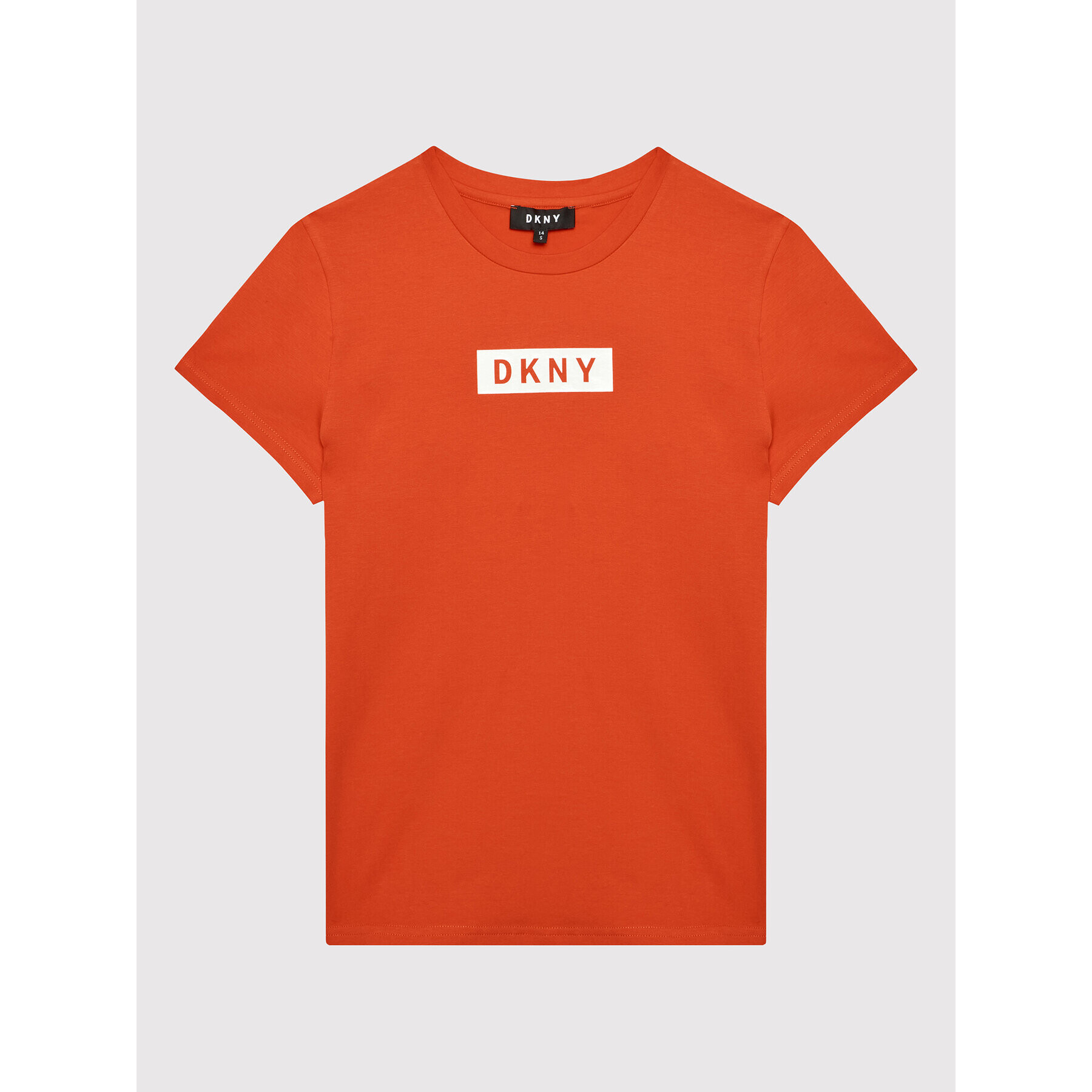 DKNY T-Shirt D35R93 M Oranžová Regular Fit - Pepit.cz