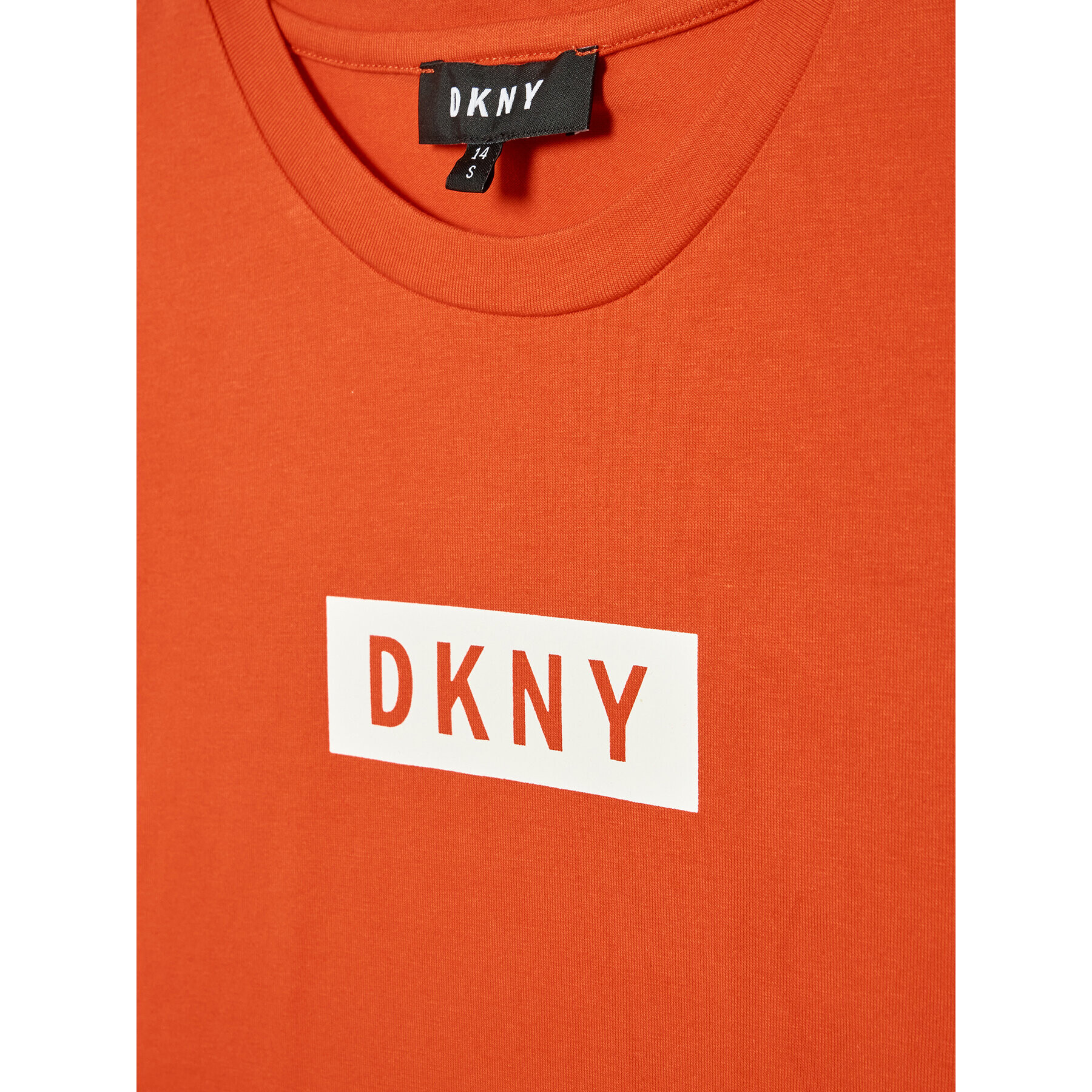 DKNY T-Shirt D35R93 M Oranžová Regular Fit - Pepit.cz