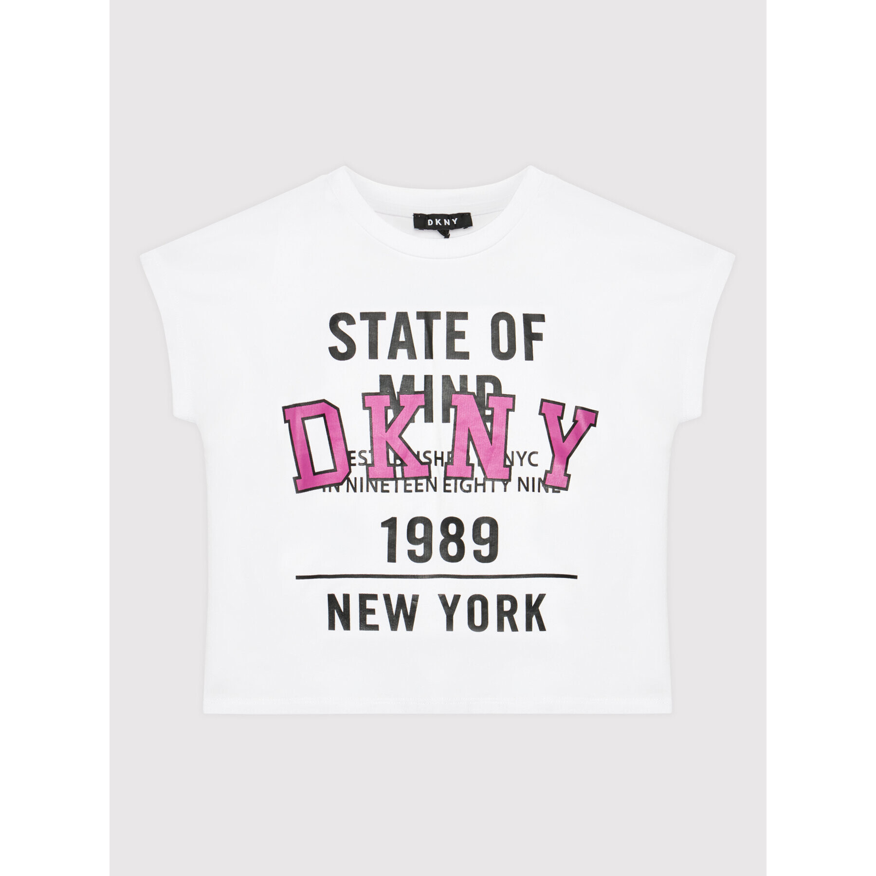 DKNY T-Shirt D35S01 M Bílá Relaxed Fit - Pepit.cz