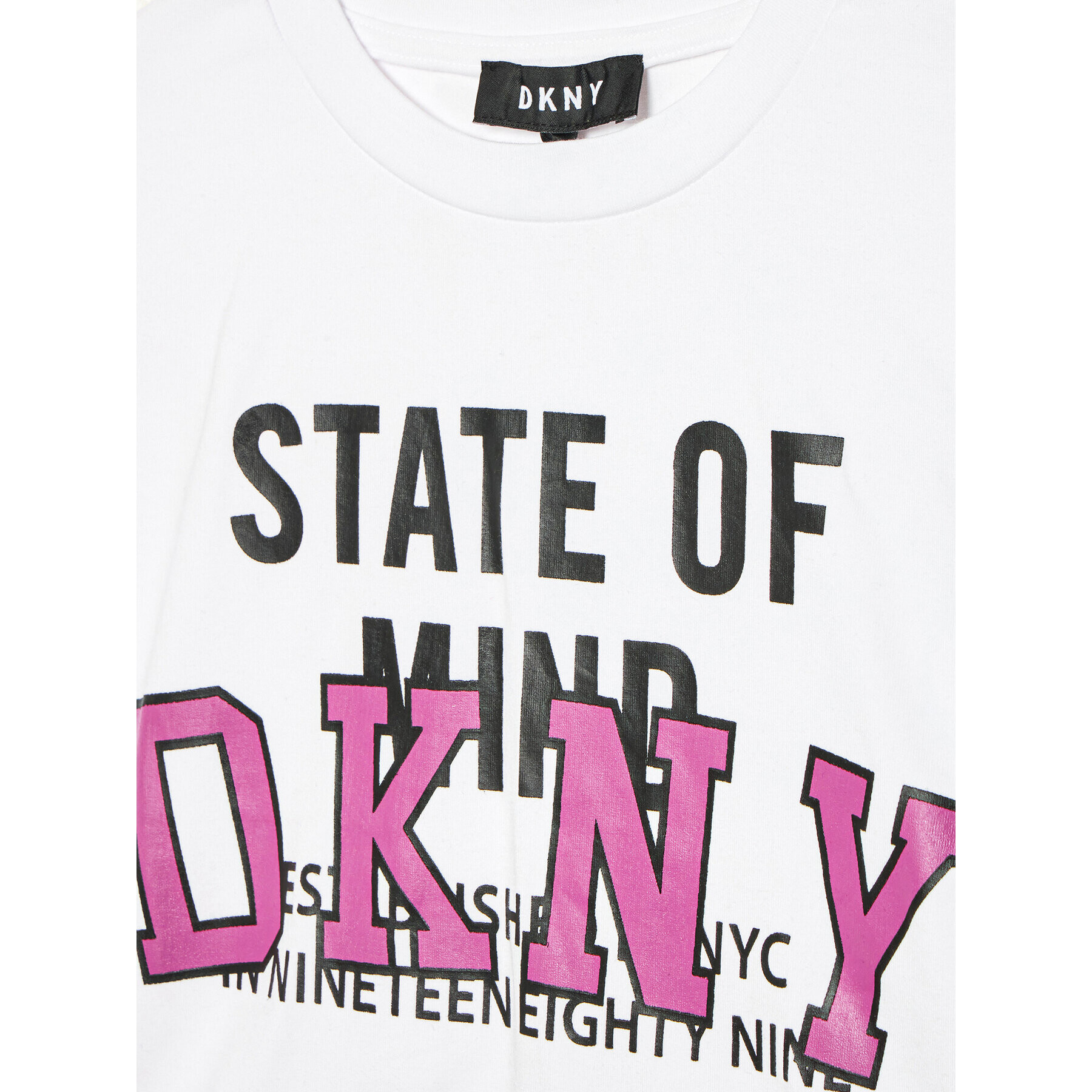 DKNY T-Shirt D35S01 M Bílá Relaxed Fit - Pepit.cz