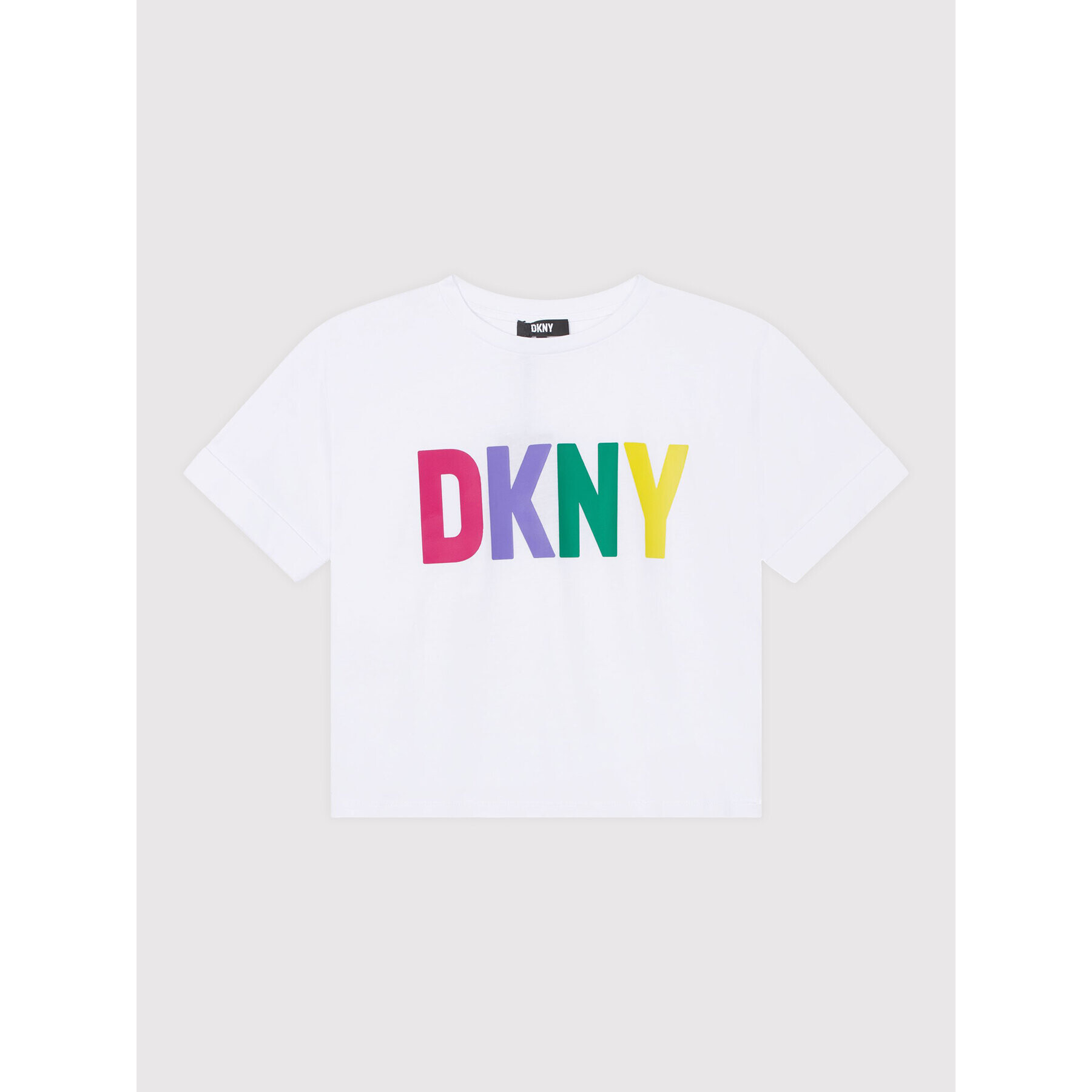 DKNY T-Shirt D35S31 M Bílá Relaxed Fit - Pepit.cz