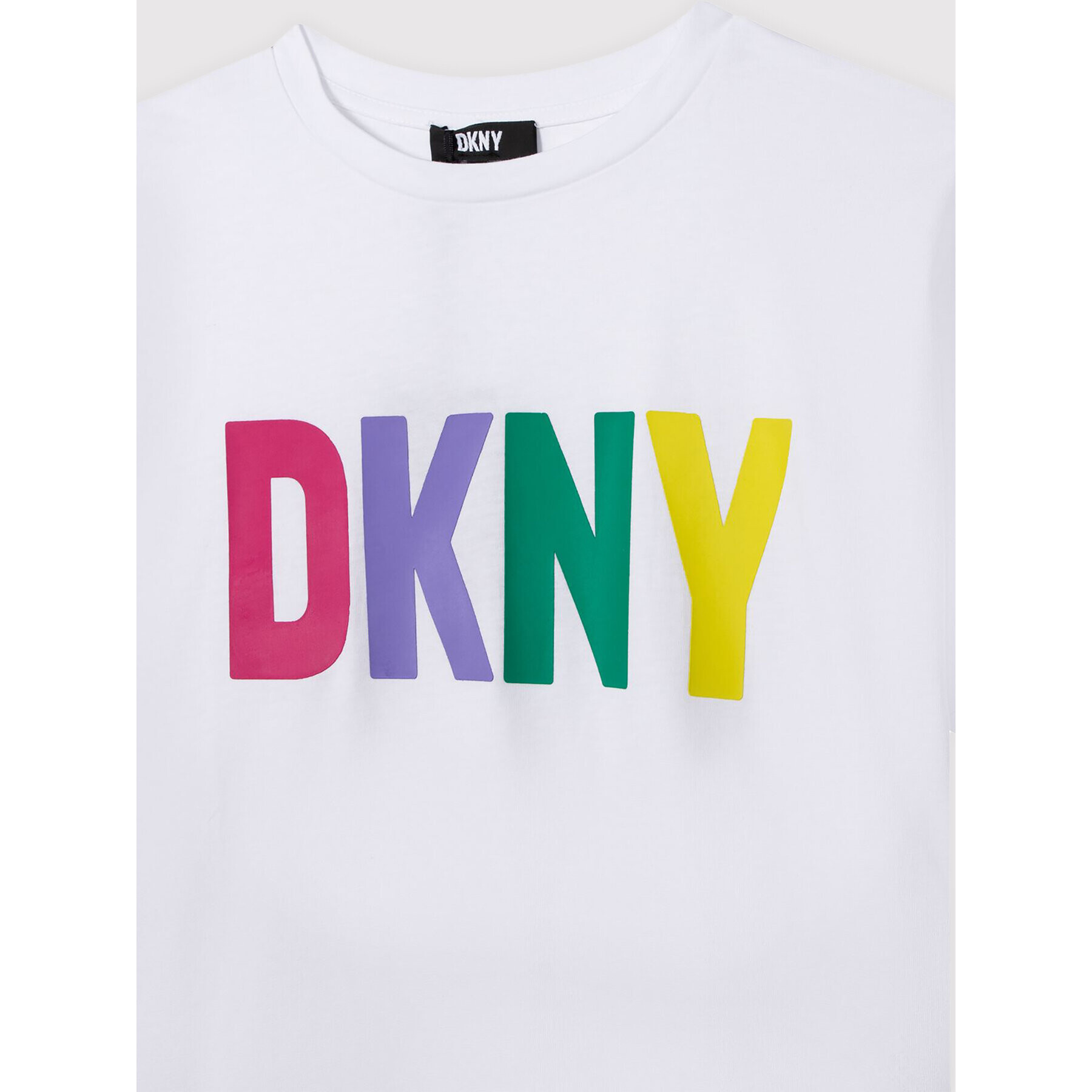 DKNY T-Shirt D35S31 M Bílá Relaxed Fit - Pepit.cz