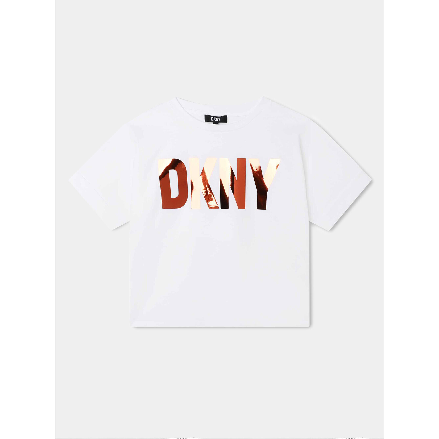 DKNY T-Shirt D35T08 D Bílá Regular Fit - Pepit.cz