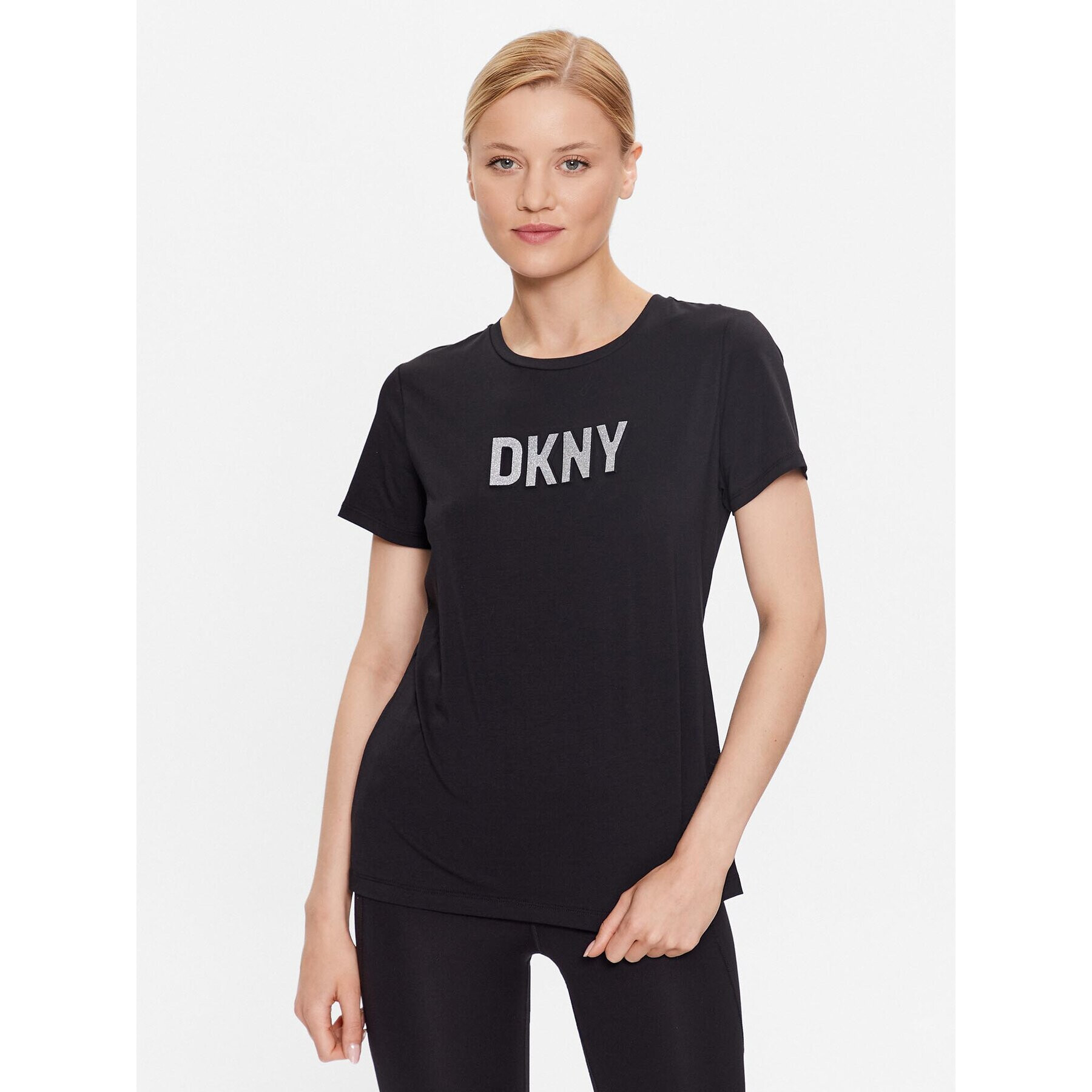 DKNY T-Shirt P03ZBDNA Černá Regular Fit - Pepit.cz